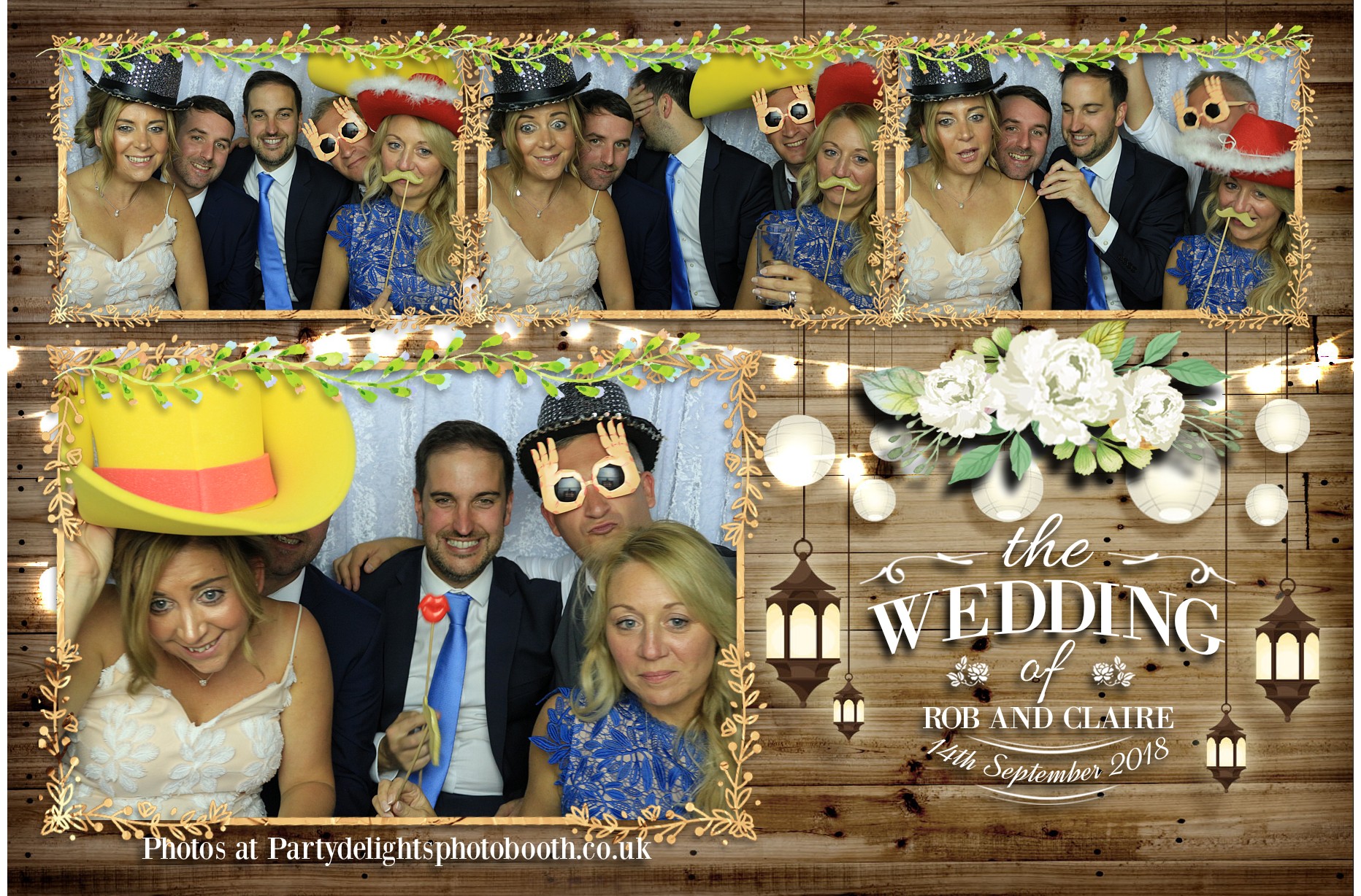 Rob & Claire's Wedding - Prints | View more photos from the event at gallery.partydelightsphotobooth.co.uk/u/PartyDelightsPhotoBooth/Rob-Claires-Wedding-Prints