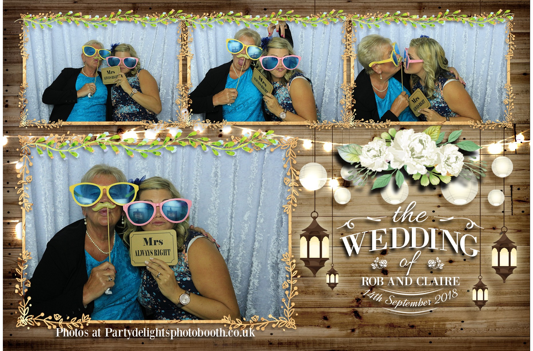 Rob & Claire's Wedding - Prints | View more photos from the event at gallery.partydelightsphotobooth.co.uk/u/PartyDelightsPhotoBooth/Rob-Claires-Wedding-Prints
