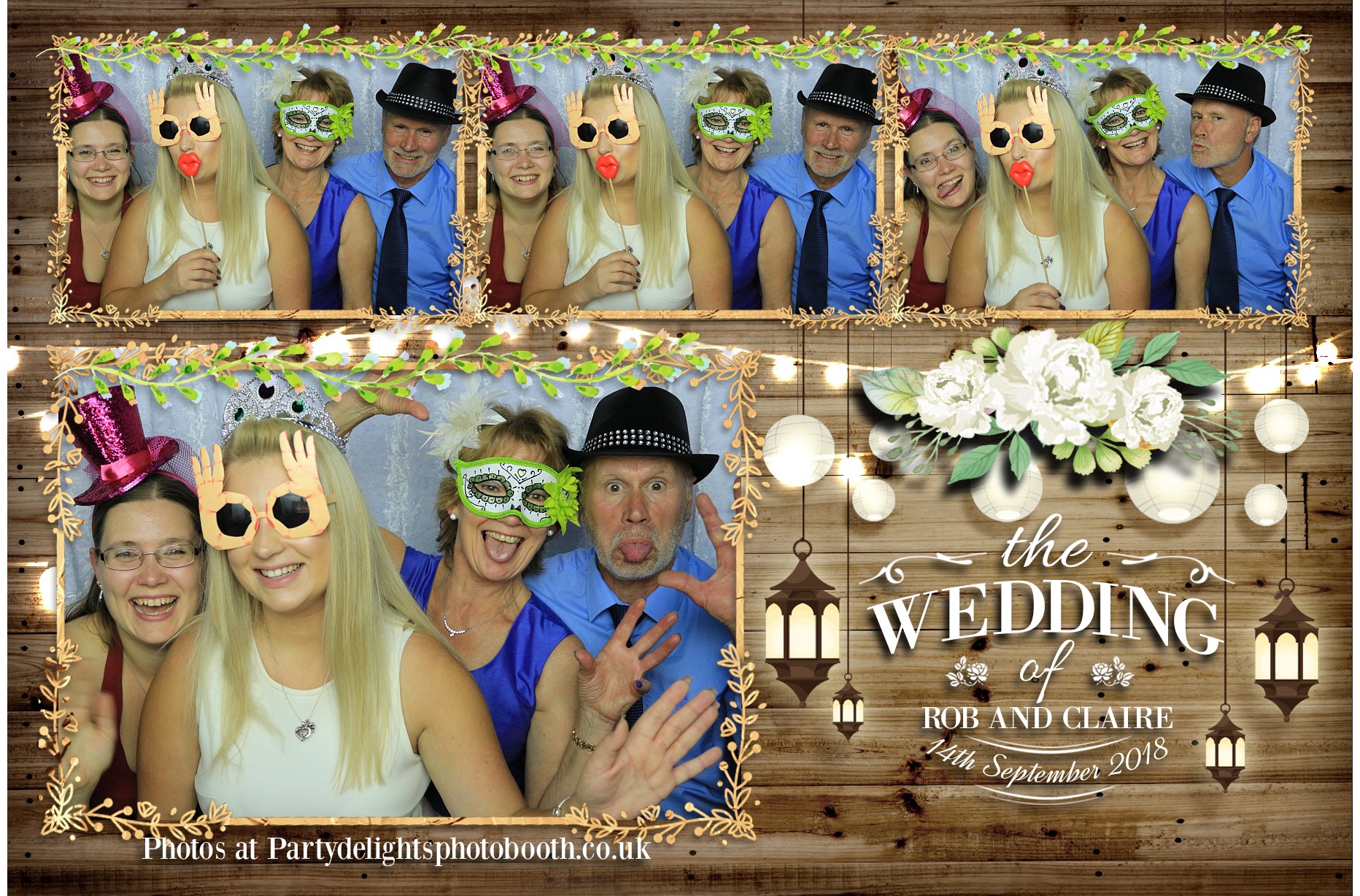 Rob & Claire's Wedding - Prints | View more photos from the event at gallery.partydelightsphotobooth.co.uk/u/PartyDelightsPhotoBooth/Rob-Claires-Wedding-Prints