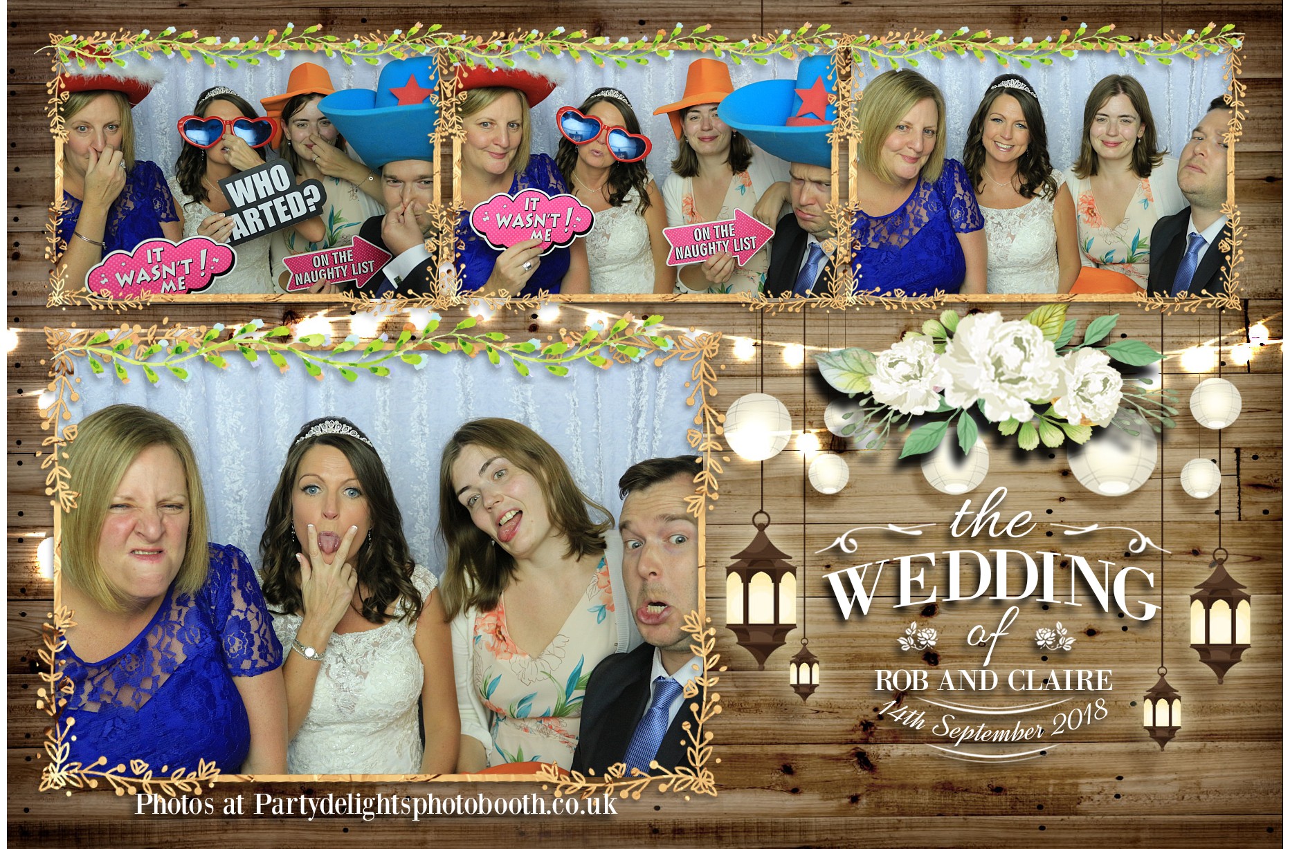 Rob & Claire's Wedding - Prints | View more photos from the event at gallery.partydelightsphotobooth.co.uk/u/PartyDelightsPhotoBooth/Rob-Claires-Wedding-Prints