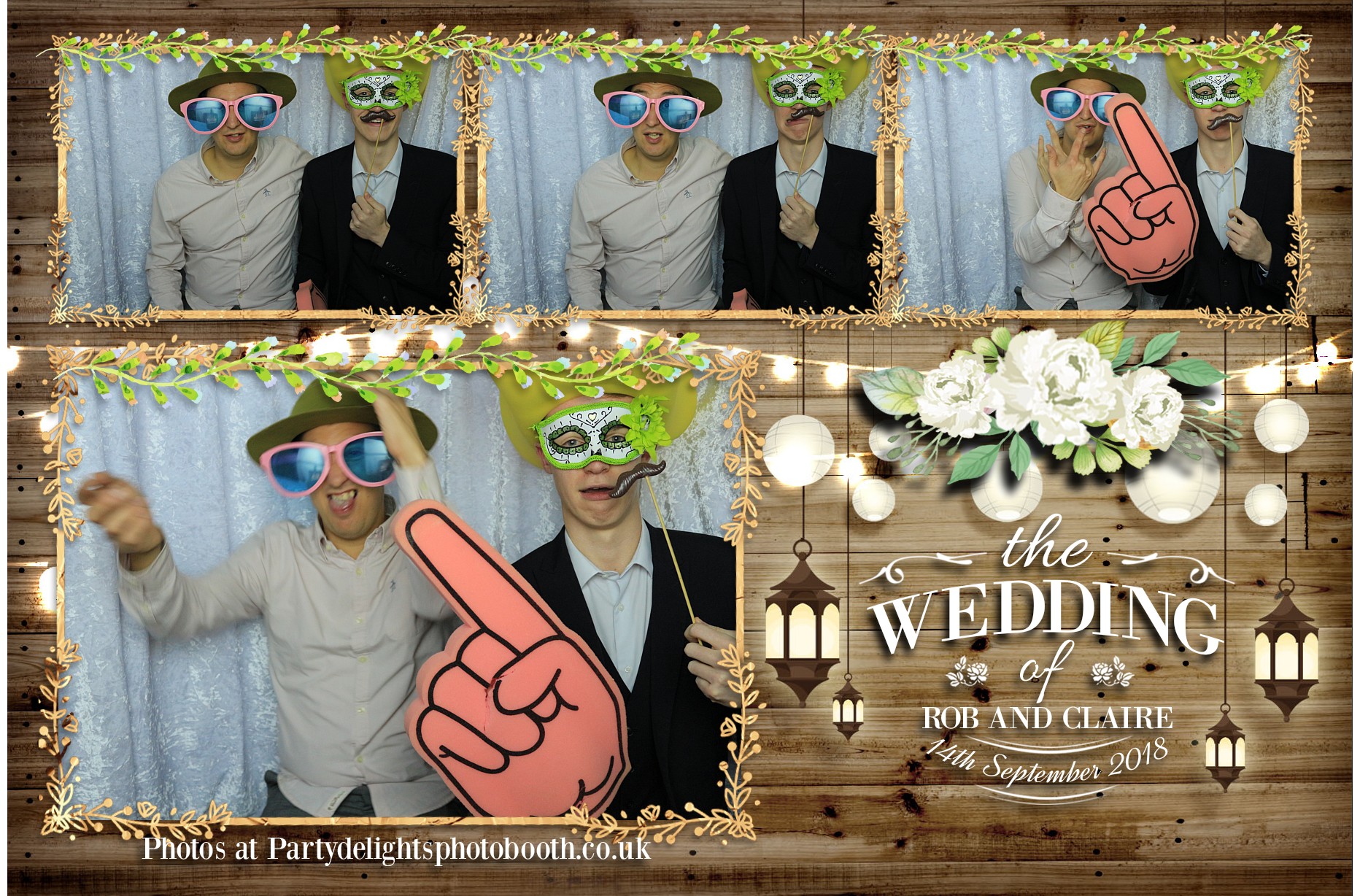 Rob & Claire's Wedding - Prints | View more photos from the event at gallery.partydelightsphotobooth.co.uk/u/PartyDelightsPhotoBooth/Rob-Claires-Wedding-Prints