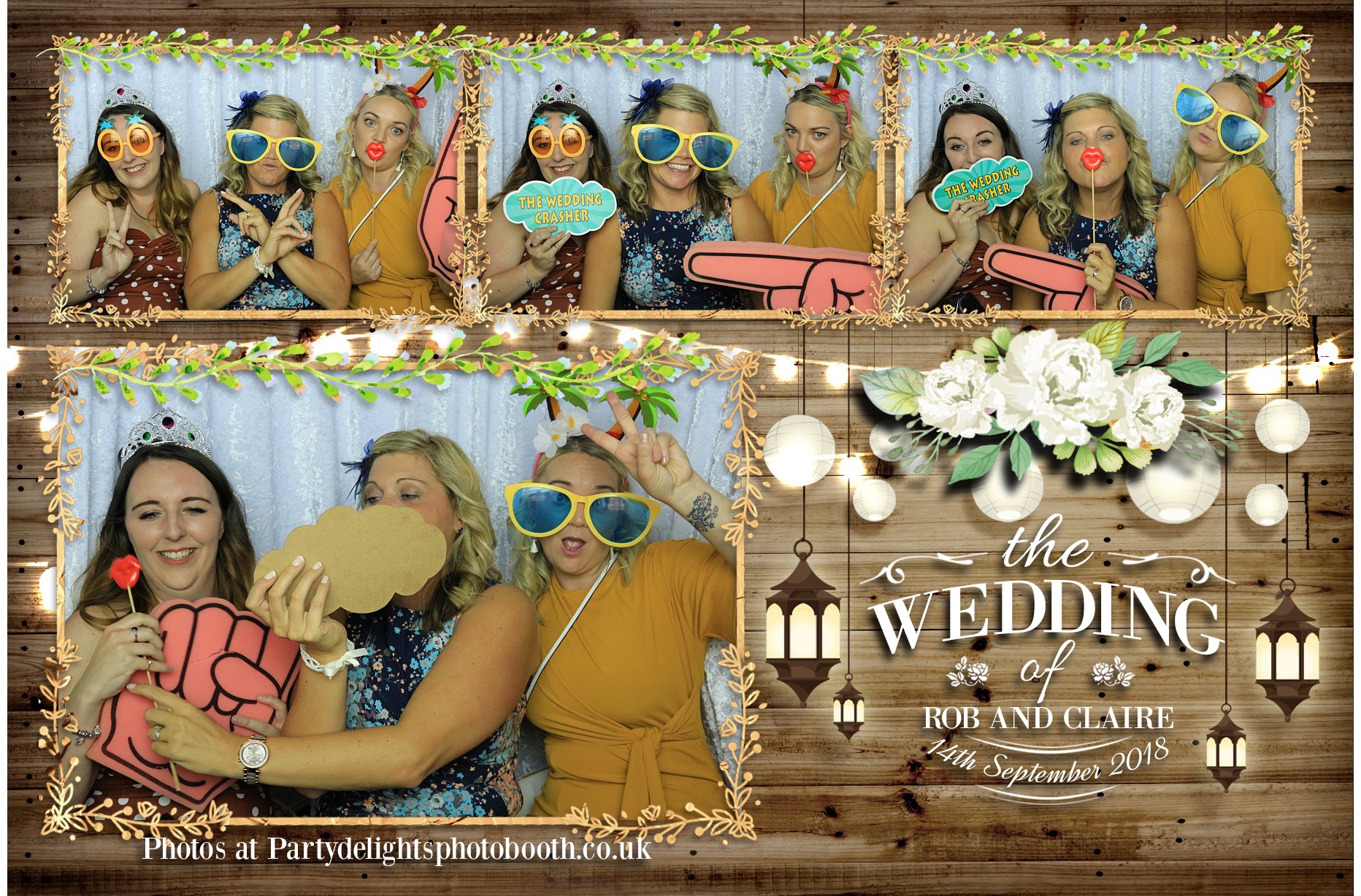 Rob & Claire's Wedding - Prints | View more photos from the event at gallery.partydelightsphotobooth.co.uk/u/PartyDelightsPhotoBooth/Rob-Claires-Wedding-Prints