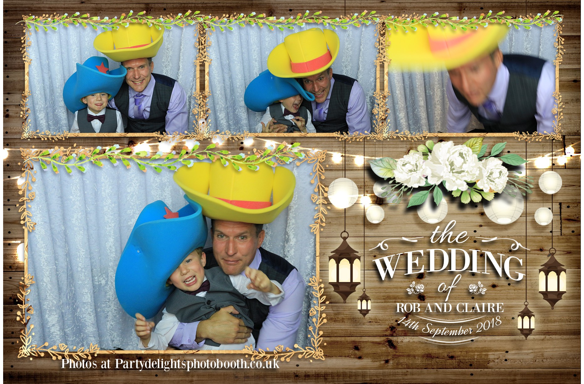 Rob & Claire's Wedding - Prints | View more photos from the event at gallery.partydelightsphotobooth.co.uk/u/PartyDelightsPhotoBooth/Rob-Claires-Wedding-Prints
