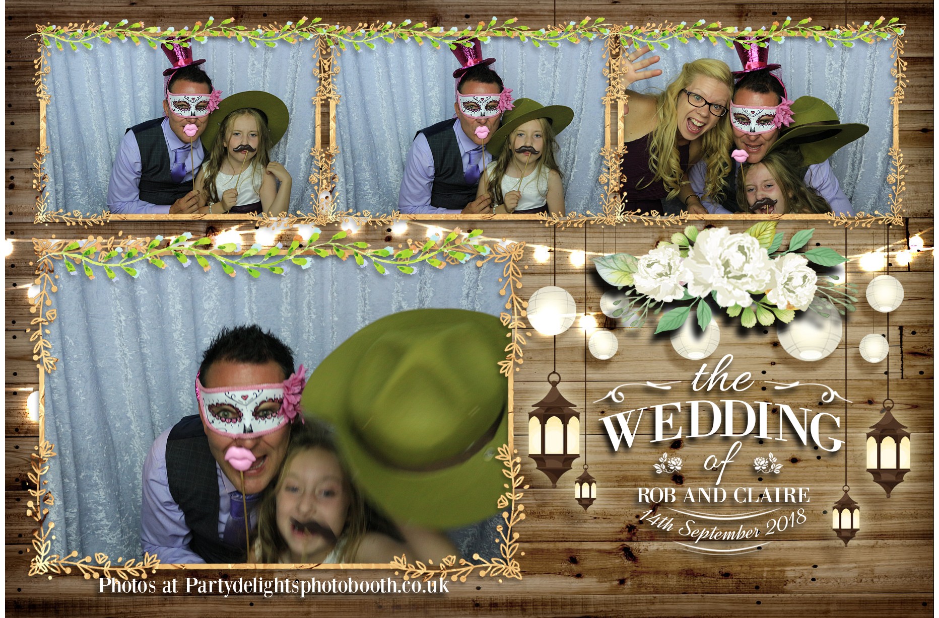 Rob & Claire's Wedding - Prints | View more photos from the event at gallery.partydelightsphotobooth.co.uk/u/PartyDelightsPhotoBooth/Rob-Claires-Wedding-Prints