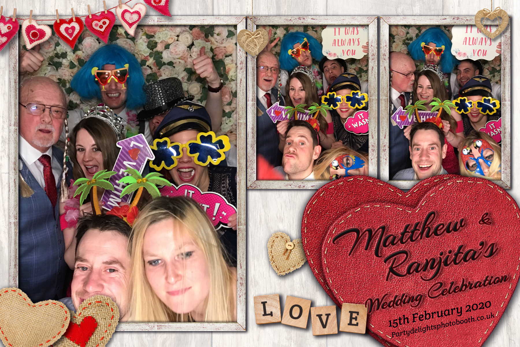 Matthew & Ranjita's Wedding - Photos & Boomerangs | View more photos from the event at gallery.partydelightsphotobooth.co.uk/u/PartyDelightsPhotoBooth/Matthew-Ranjitas-Wedding-Photos-Boomerangs