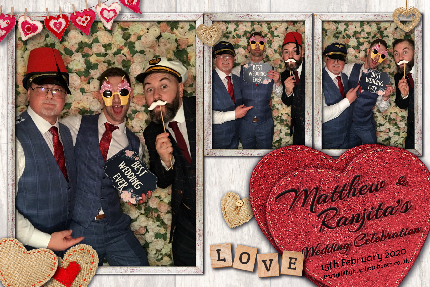 Matthew & Ranjita's Wedding - Photos & Boomerangs | View more photos from the event at gallery.partydelightsphotobooth.co.uk/u/PartyDelightsPhotoBooth/Matthew-Ranjitas-Wedding-Photos-Boomerangs