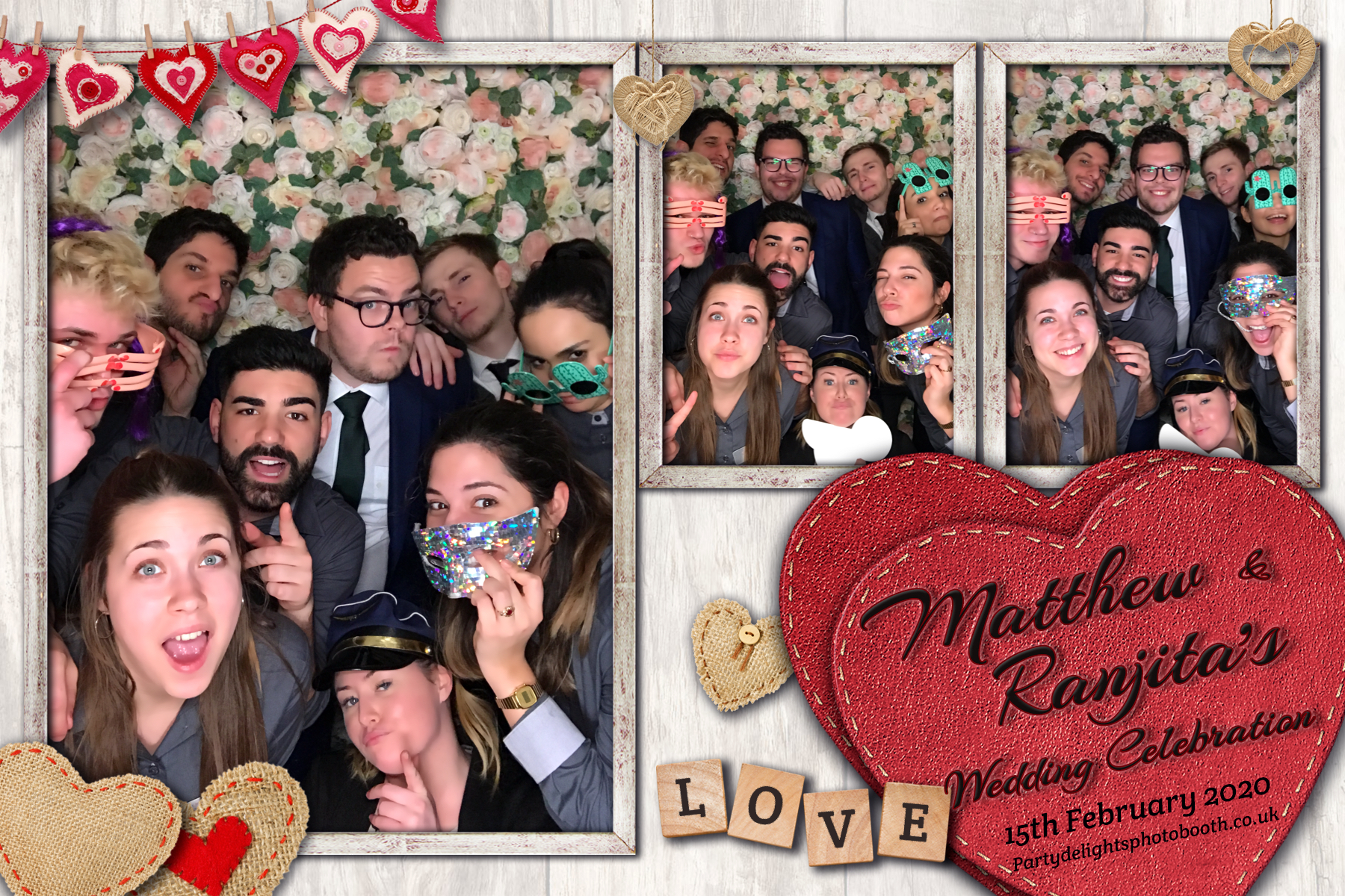 Matthew & Ranjita's Wedding - Photos & Boomerangs | View more photos from the event at gallery.partydelightsphotobooth.co.uk/u/PartyDelightsPhotoBooth/Matthew-Ranjitas-Wedding-Photos-Boomerangs