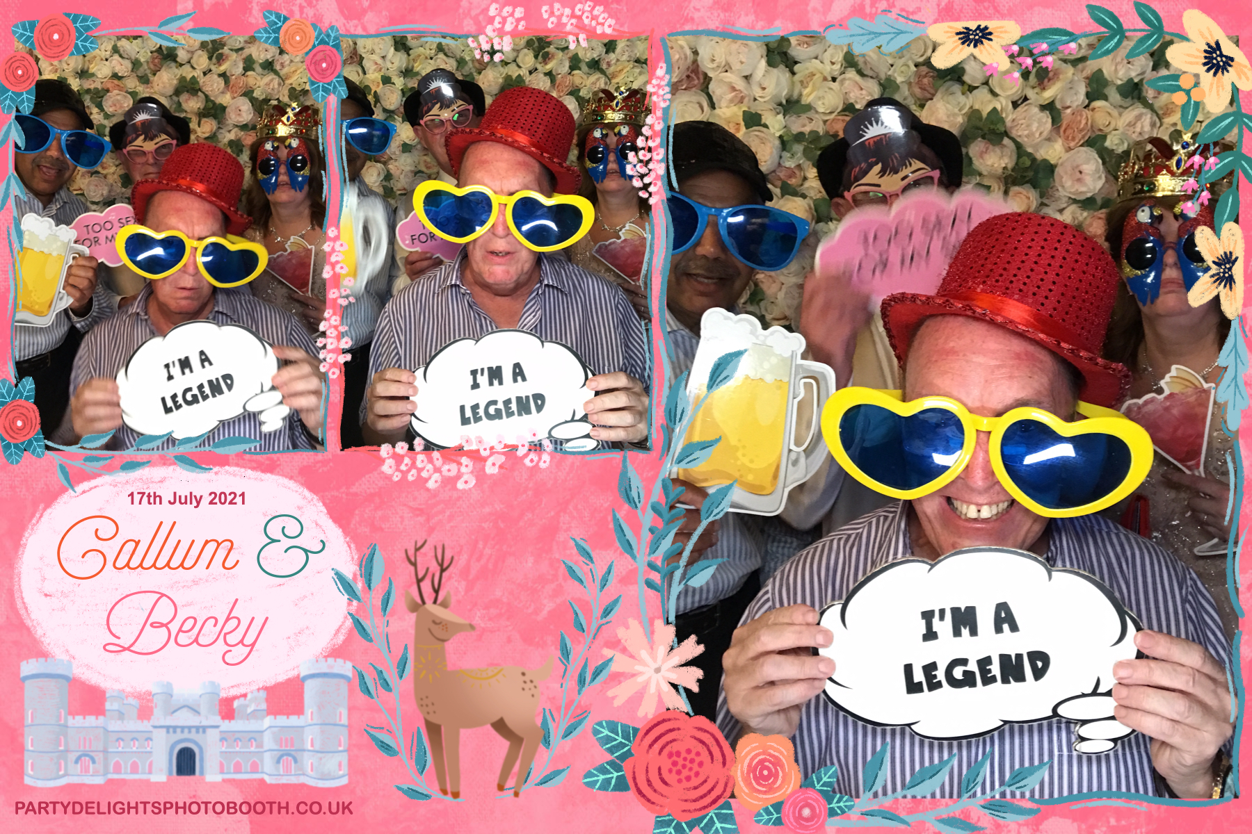 Becky & Callum's Wedding | View more photos from the event at gallery.partydelightsphotobooth.co.uk/u/PartyDelightsPhotoBooth/Becky-Callums-Wedding