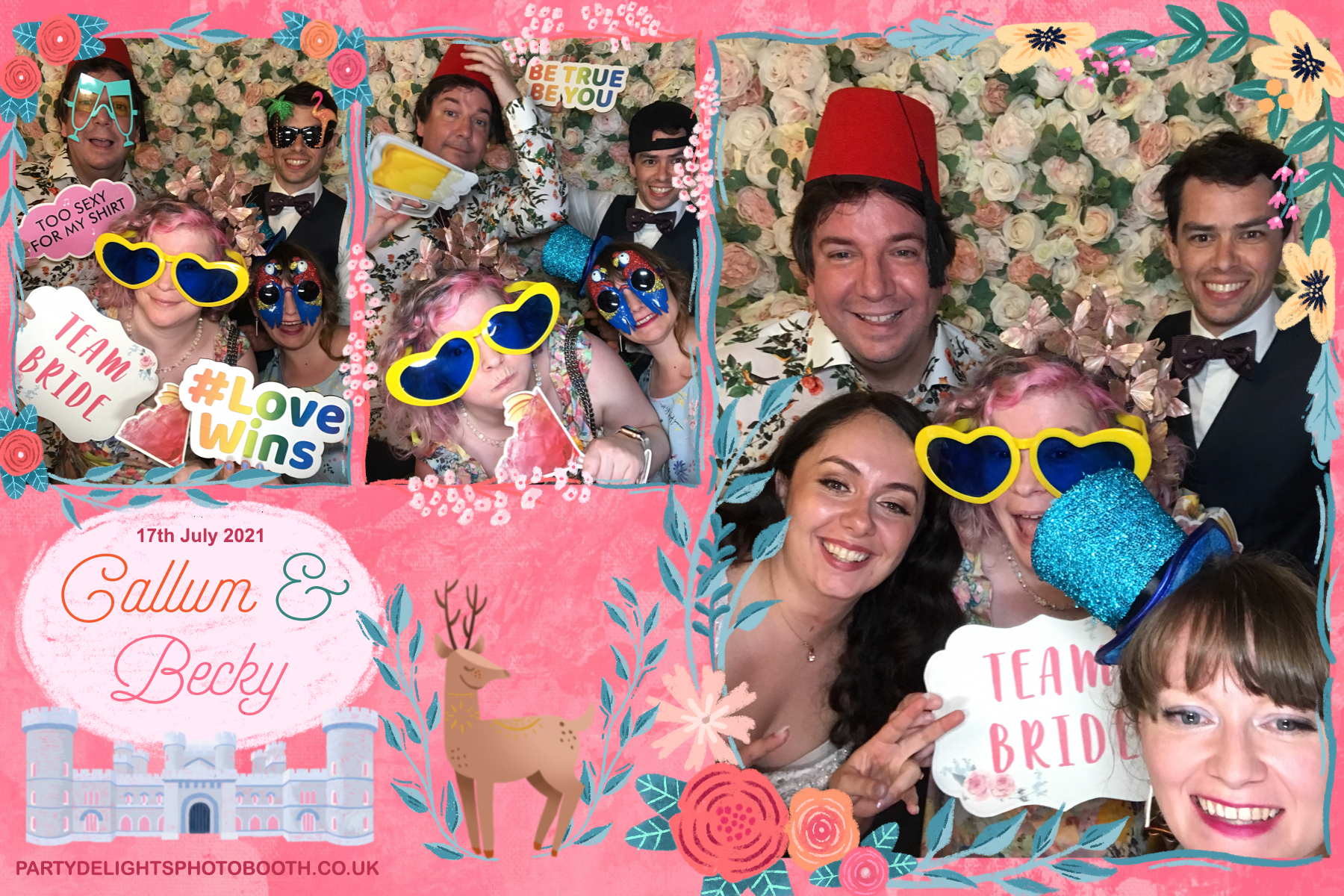 Becky & Callum's Wedding | View more photos from the event at gallery.partydelightsphotobooth.co.uk/u/PartyDelightsPhotoBooth/Becky-Callums-Wedding