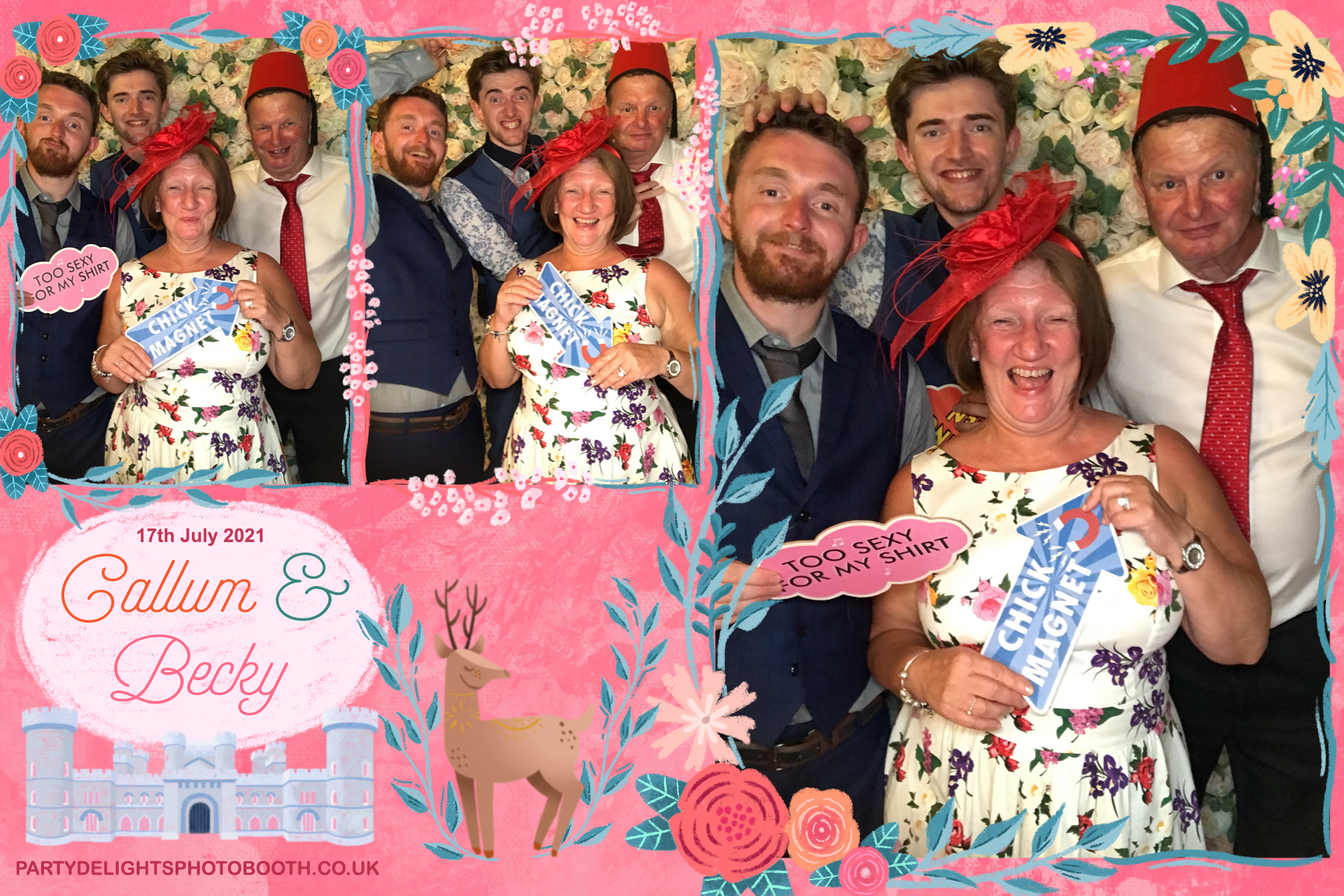Becky & Callum's Wedding | View more photos from the event at gallery.partydelightsphotobooth.co.uk/u/PartyDelightsPhotoBooth/Becky-Callums-Wedding