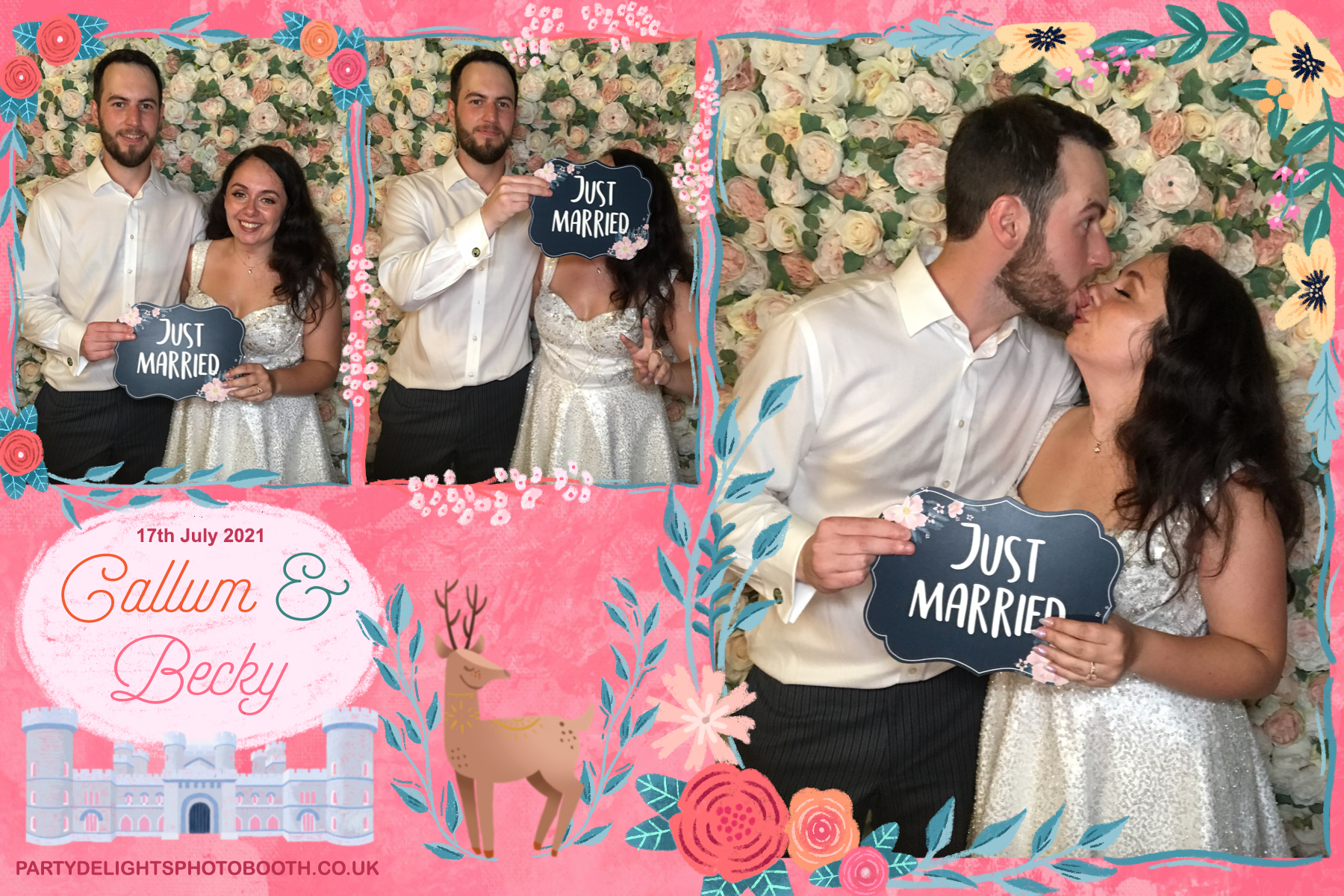 Becky & Callum's Wedding | View more photos from the event at gallery.partydelightsphotobooth.co.uk/u/PartyDelightsPhotoBooth/Becky-Callums-Wedding