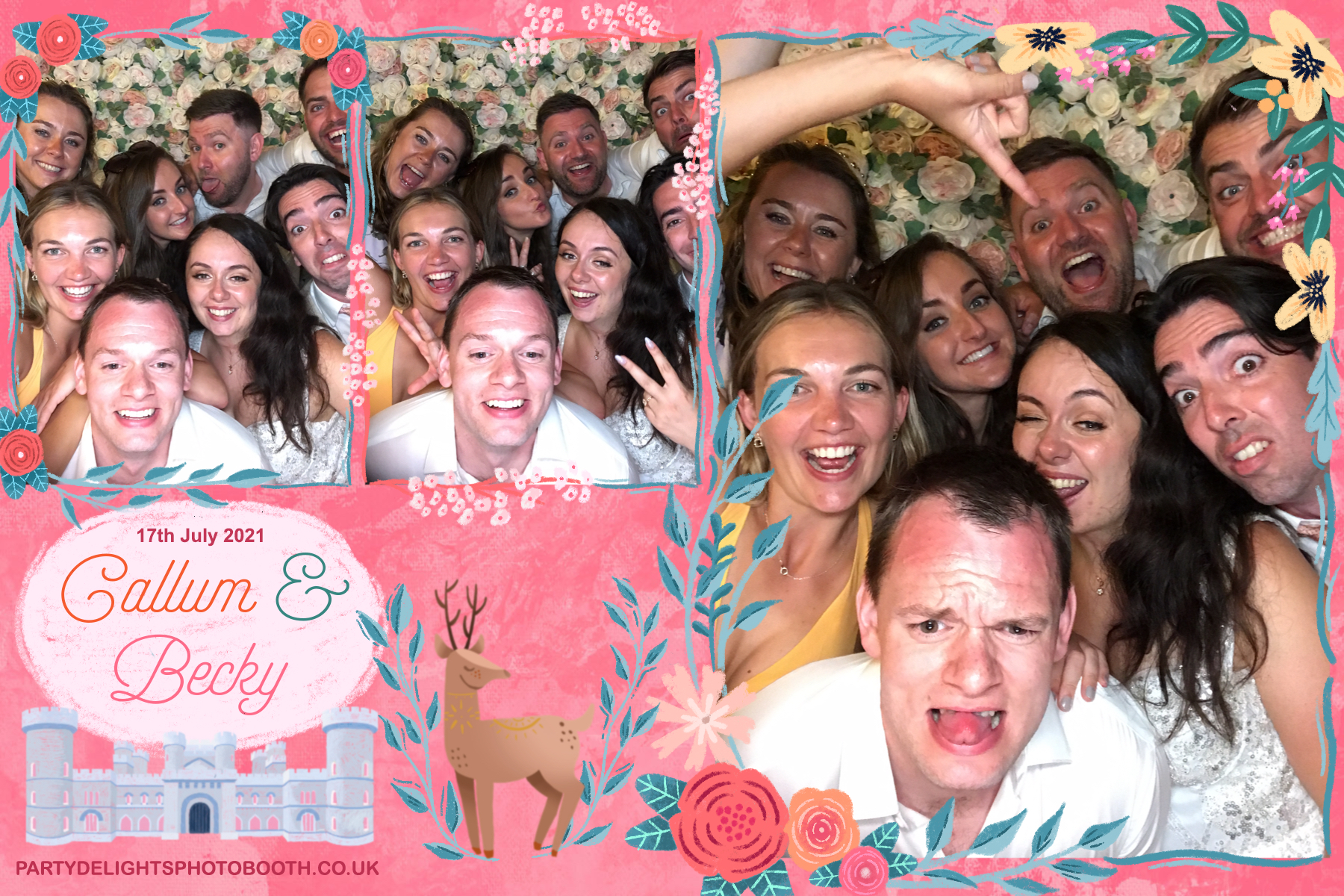 Becky & Callum's Wedding | View more photos from the event at gallery.partydelightsphotobooth.co.uk/u/PartyDelightsPhotoBooth/Becky-Callums-Wedding