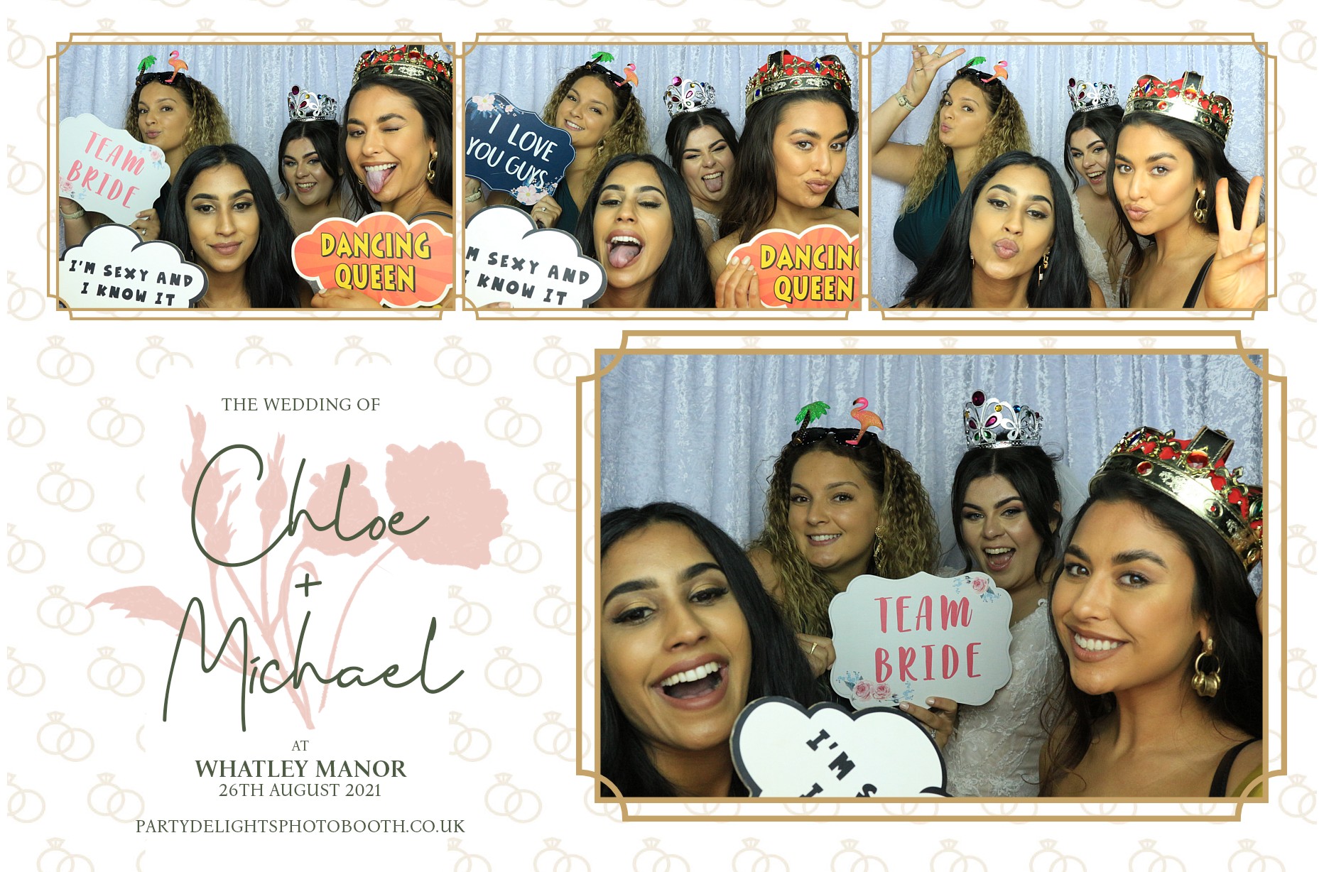 Chloe & Michael's Wedding | View more photos from the event at gallery.partydelightsphotobooth.co.uk/u/PartyDelightsPhotoBooth/Chloe-Michaels-Wedding