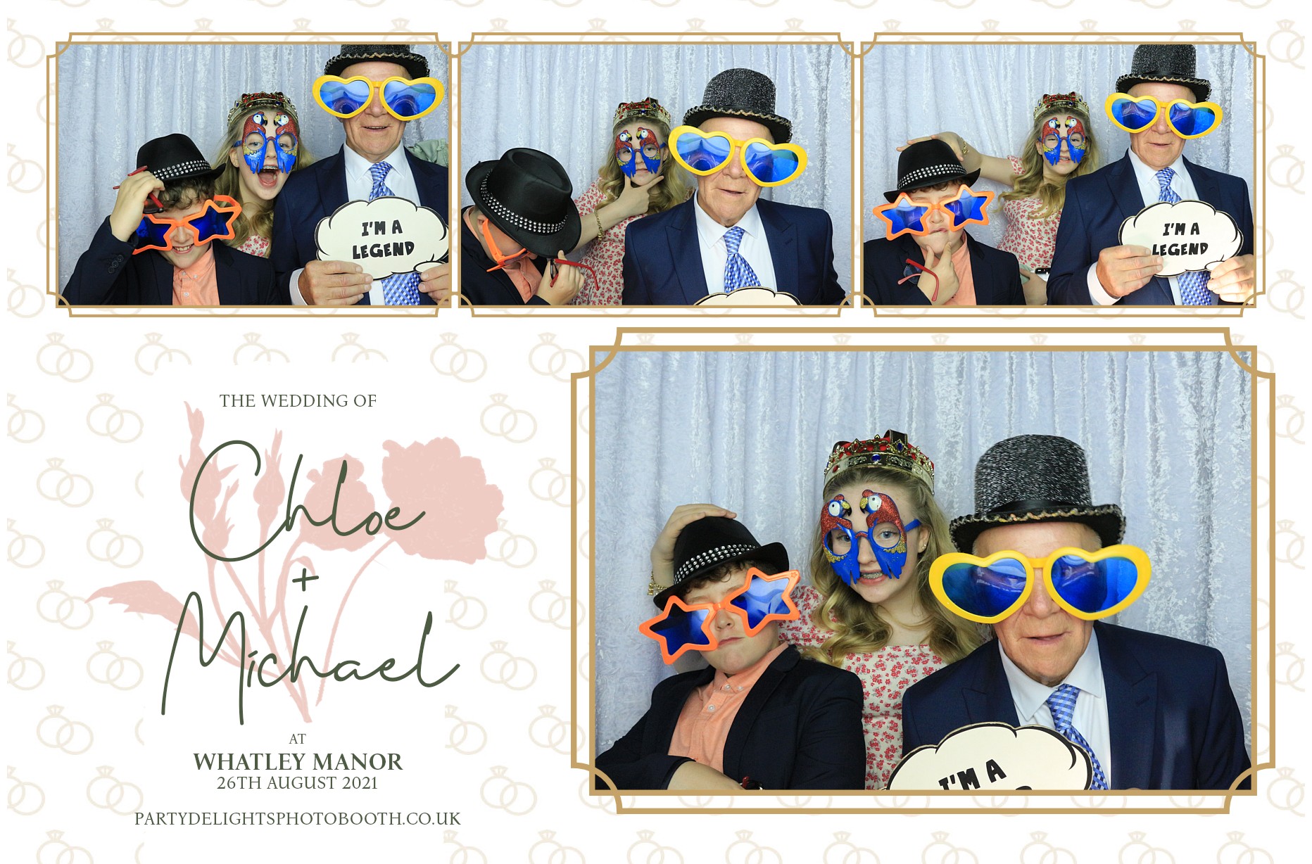 Chloe & Michael's Wedding | View more photos from the event at gallery.partydelightsphotobooth.co.uk/u/PartyDelightsPhotoBooth/Chloe-Michaels-Wedding
