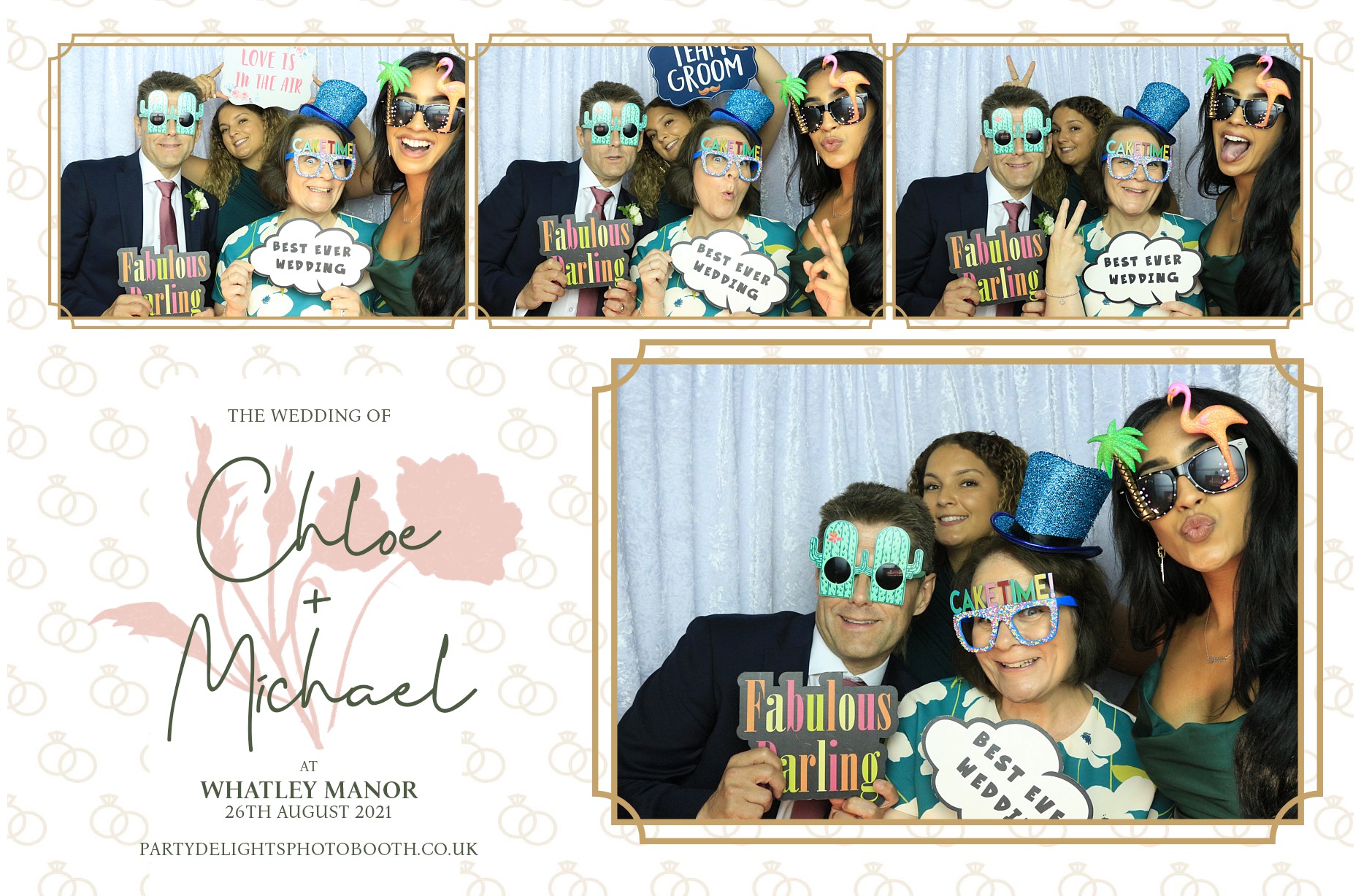 Chloe & Michael's Wedding | View more photos from the event at gallery.partydelightsphotobooth.co.uk/u/PartyDelightsPhotoBooth/Chloe-Michaels-Wedding