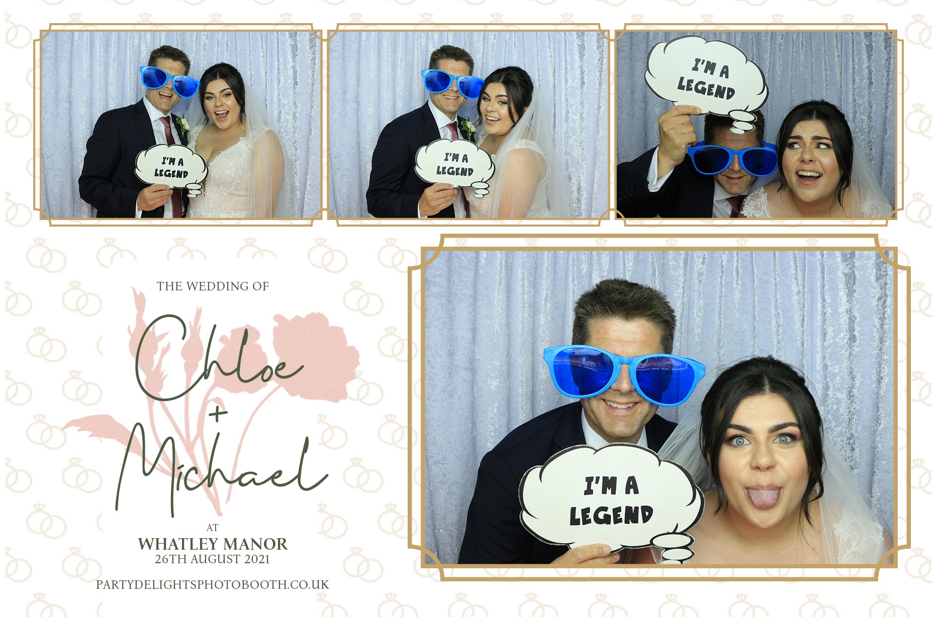 Chloe & Michael's Wedding | View more photos from the event at gallery.partydelightsphotobooth.co.uk/u/PartyDelightsPhotoBooth/Chloe-Michaels-Wedding
