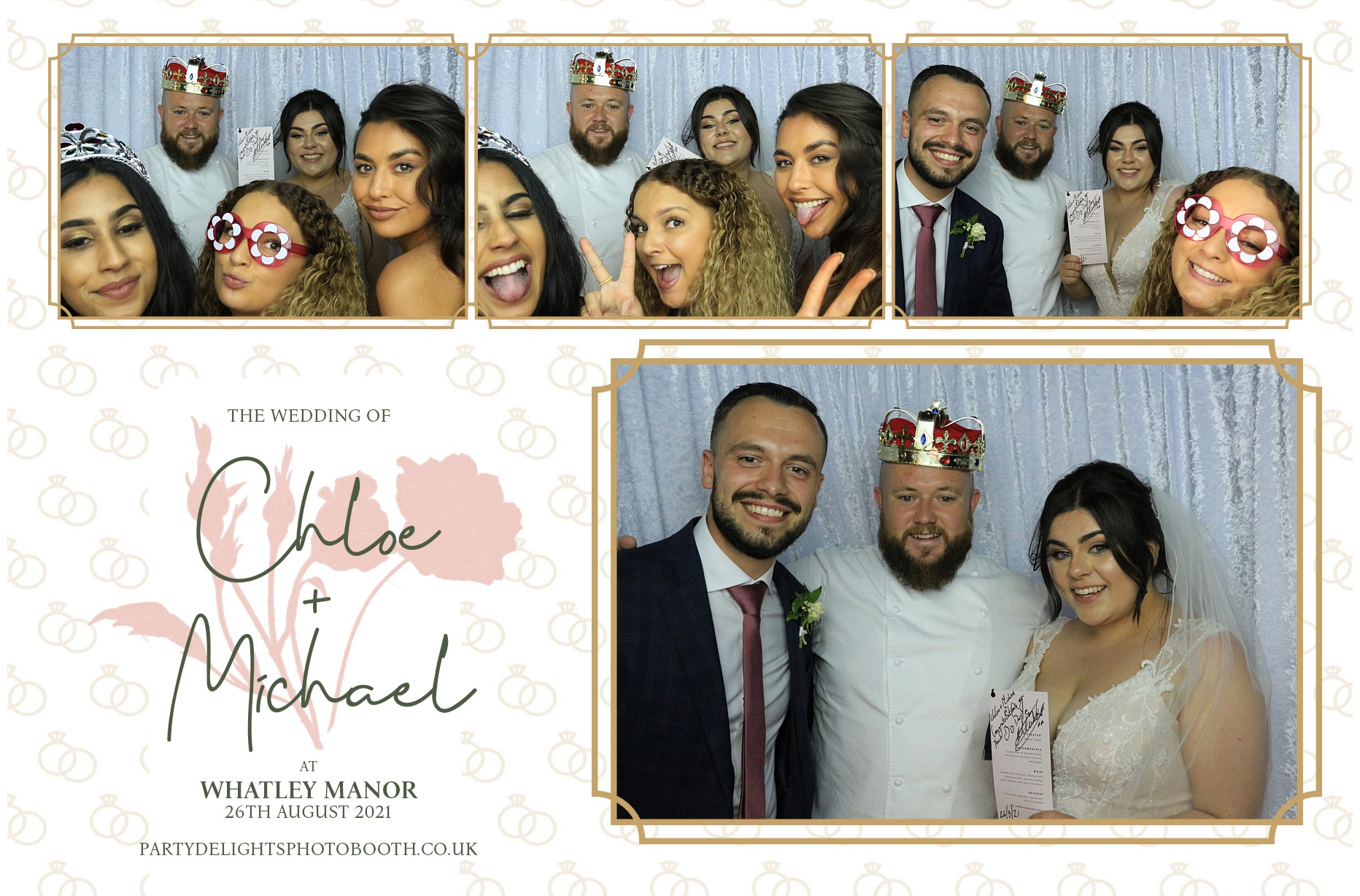 Chloe & Michael's Wedding | View more photos from the event at gallery.partydelightsphotobooth.co.uk/u/PartyDelightsPhotoBooth/Chloe-Michaels-Wedding