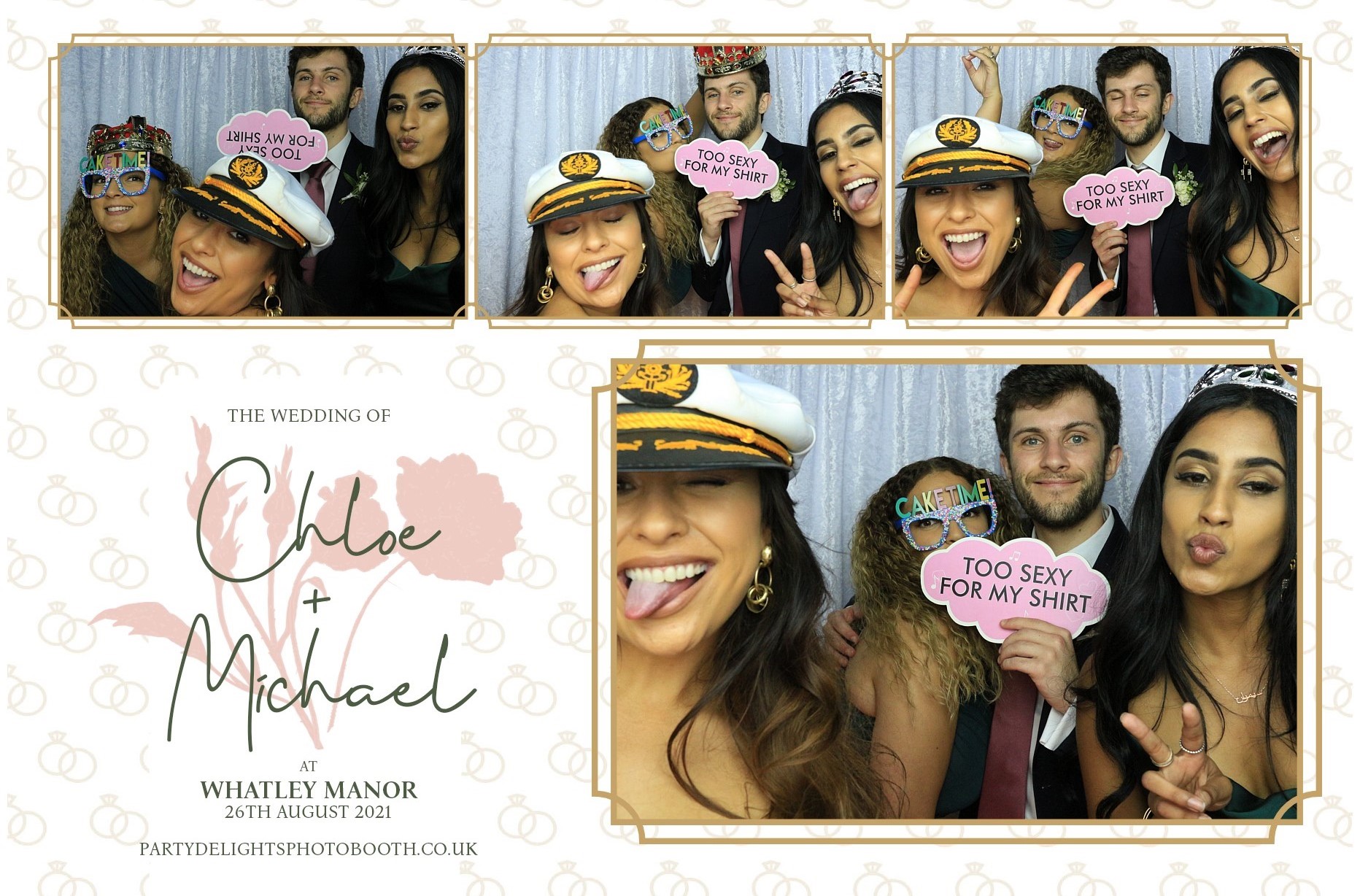 Chloe & Michael's Wedding | View more photos from the event at gallery.partydelightsphotobooth.co.uk/u/PartyDelightsPhotoBooth/Chloe-Michaels-Wedding
