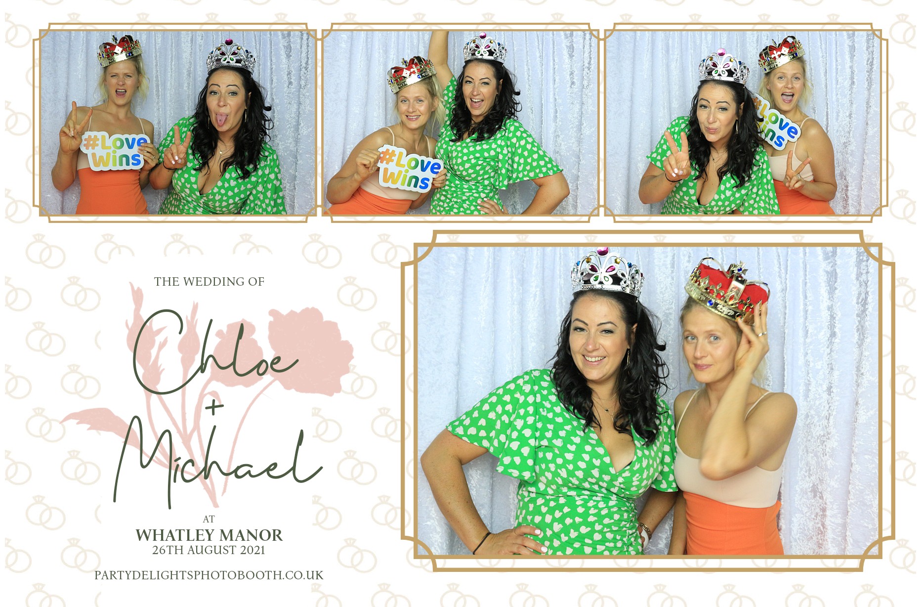 Chloe & Michael's Wedding | View more photos from the event at gallery.partydelightsphotobooth.co.uk/u/PartyDelightsPhotoBooth/Chloe-Michaels-Wedding