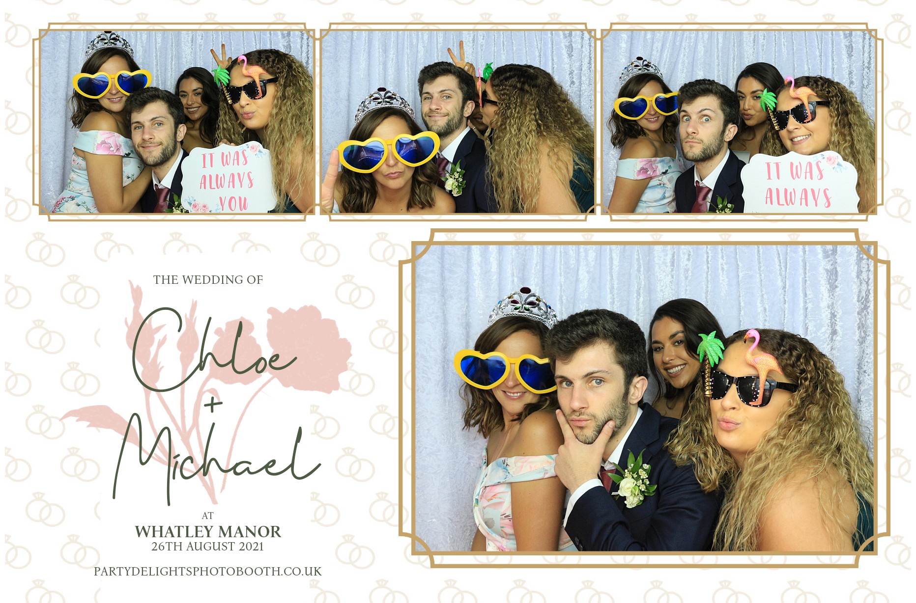 Chloe & Michael's Wedding | View more photos from the event at gallery.partydelightsphotobooth.co.uk/u/PartyDelightsPhotoBooth/Chloe-Michaels-Wedding
