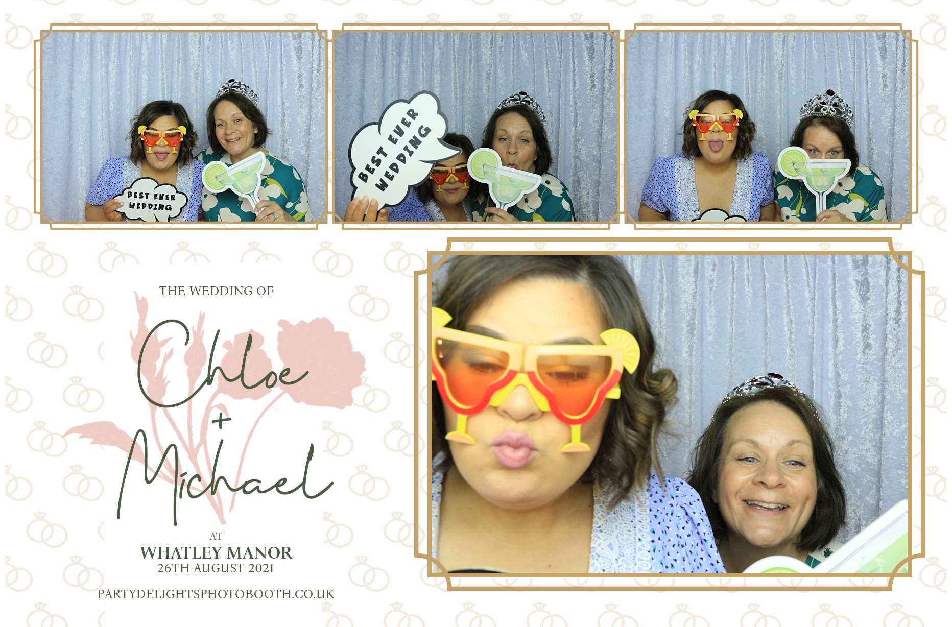 Chloe & Michael's Wedding | View more photos from the event at gallery.partydelightsphotobooth.co.uk/u/PartyDelightsPhotoBooth/Chloe-Michaels-Wedding