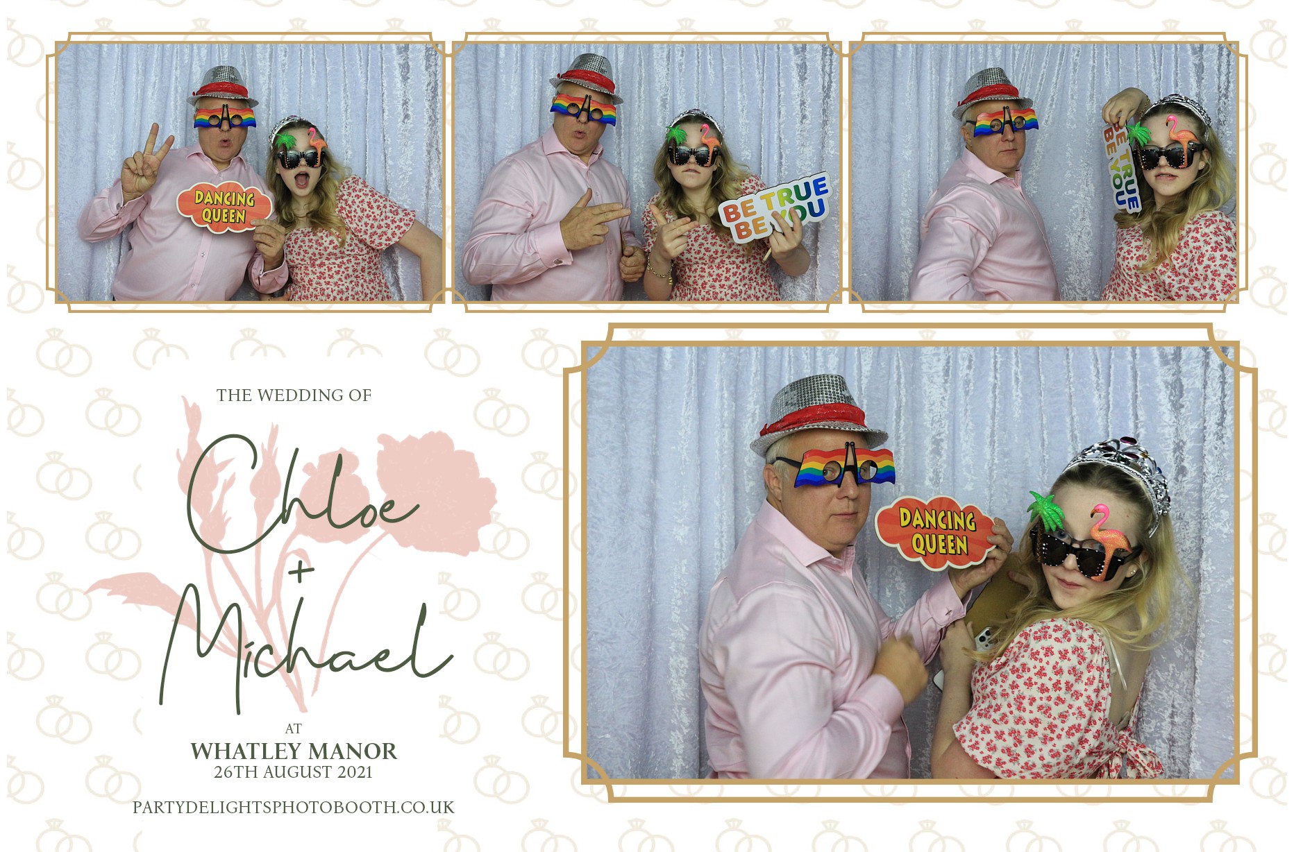 Chloe & Michael's Wedding | View more photos from the event at gallery.partydelightsphotobooth.co.uk/u/PartyDelightsPhotoBooth/Chloe-Michaels-Wedding