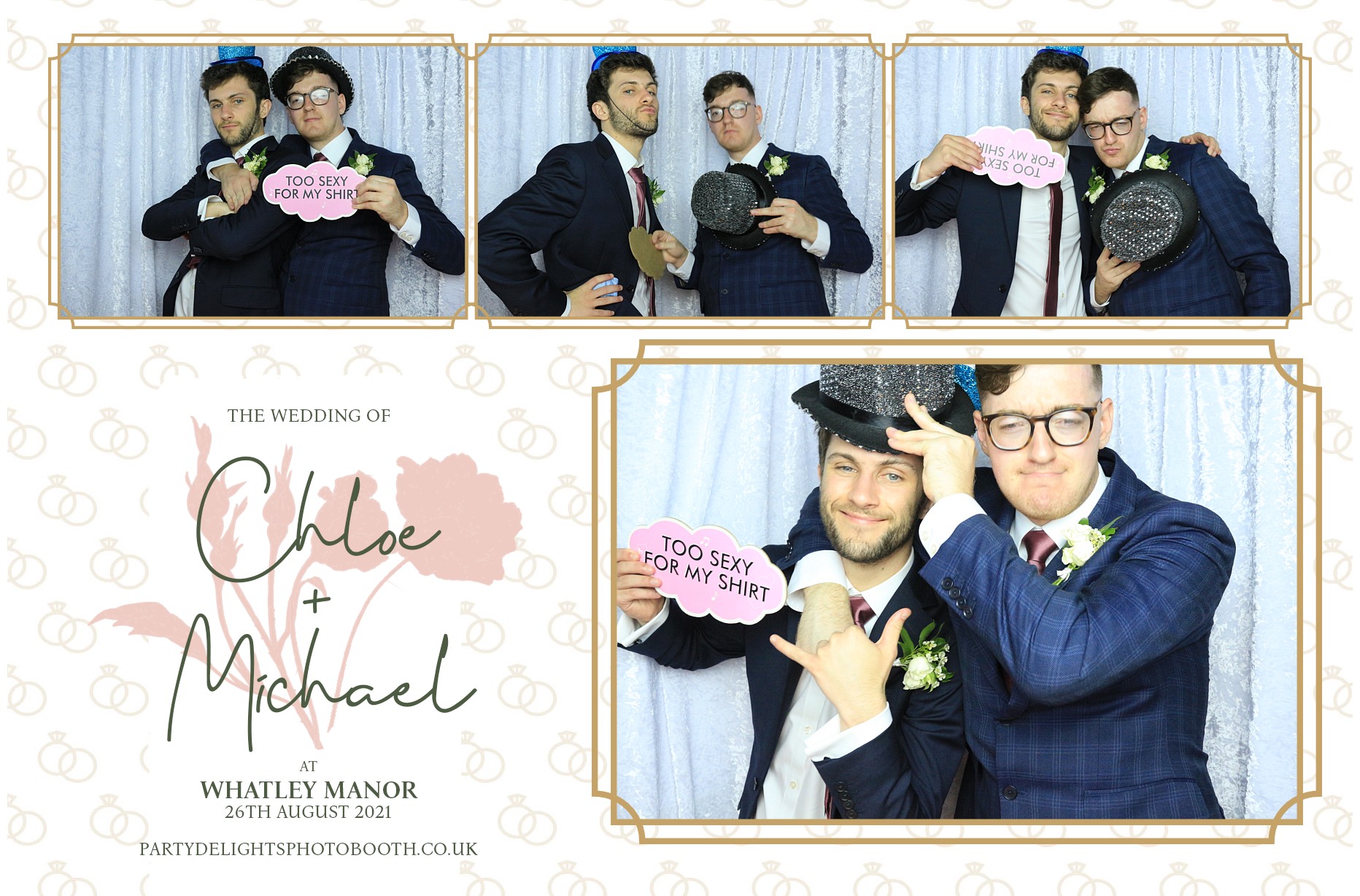 Chloe & Michael's Wedding | View more photos from the event at gallery.partydelightsphotobooth.co.uk/u/PartyDelightsPhotoBooth/Chloe-Michaels-Wedding