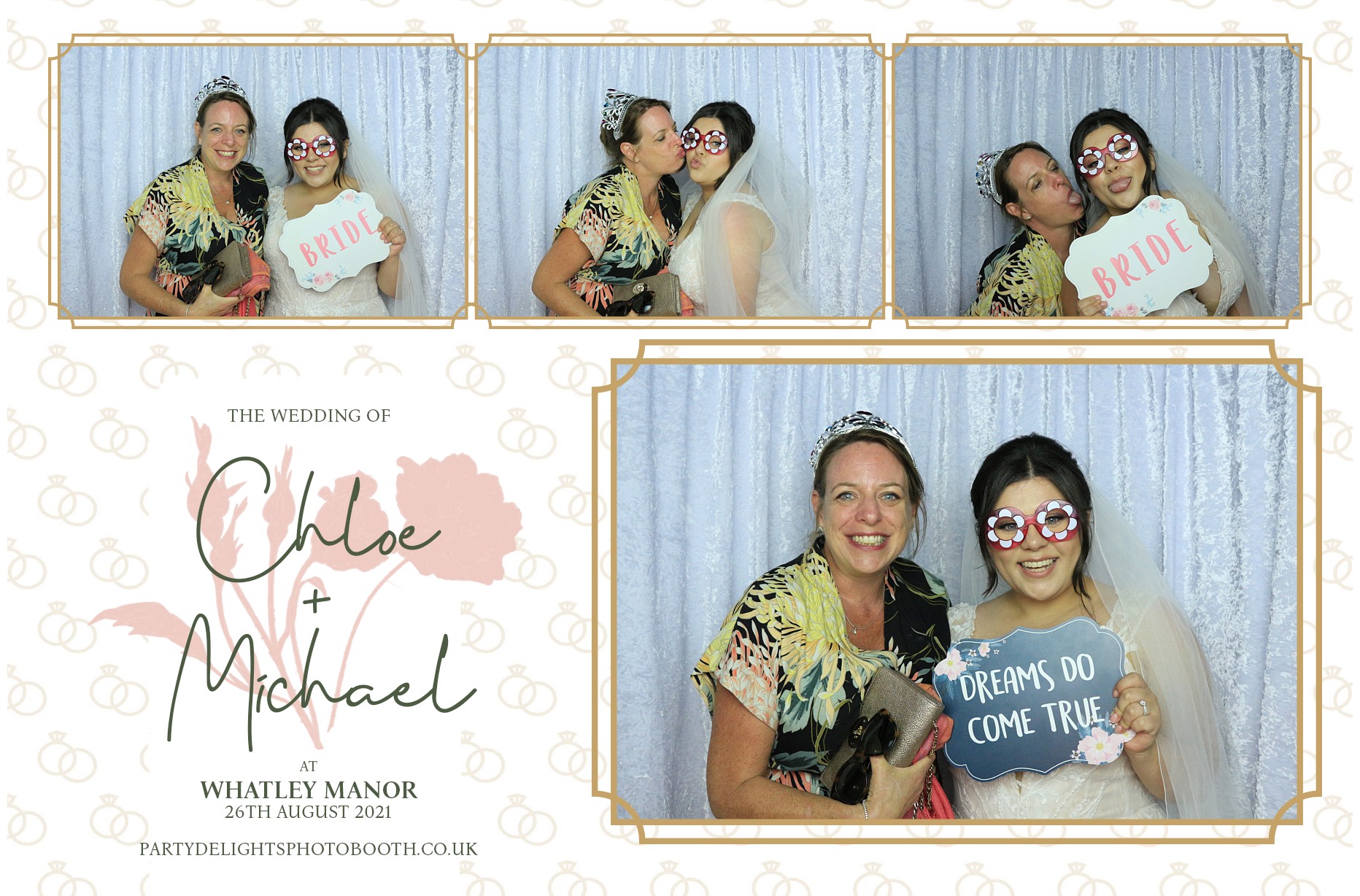 Chloe & Michael's Wedding | View more photos from the event at gallery.partydelightsphotobooth.co.uk/u/PartyDelightsPhotoBooth/Chloe-Michaels-Wedding