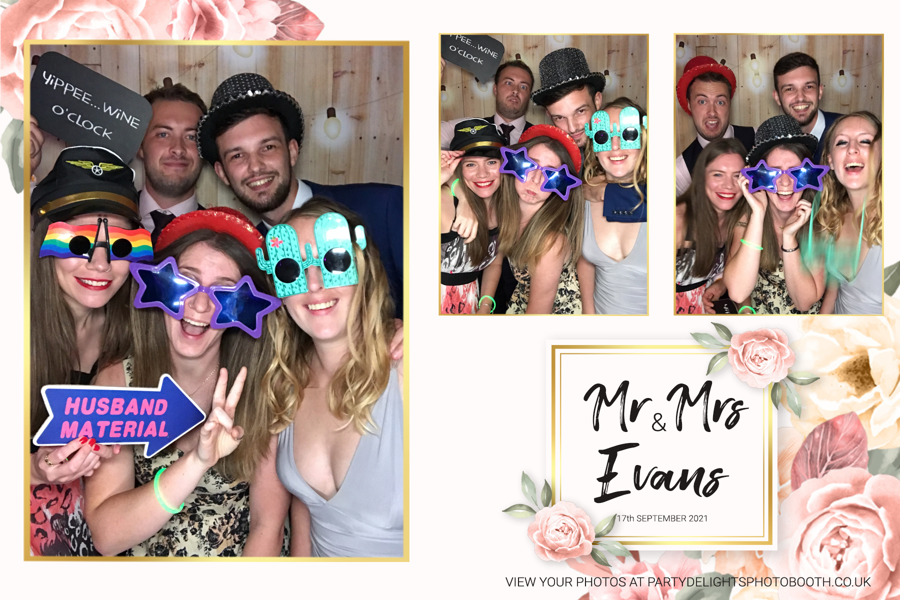 Cloe & Jordan's Wedding | View more photos from the event at gallery.partydelightsphotobooth.co.uk/u/PartyDelightsPhotoBooth/Cloe-Jordans-Wedding