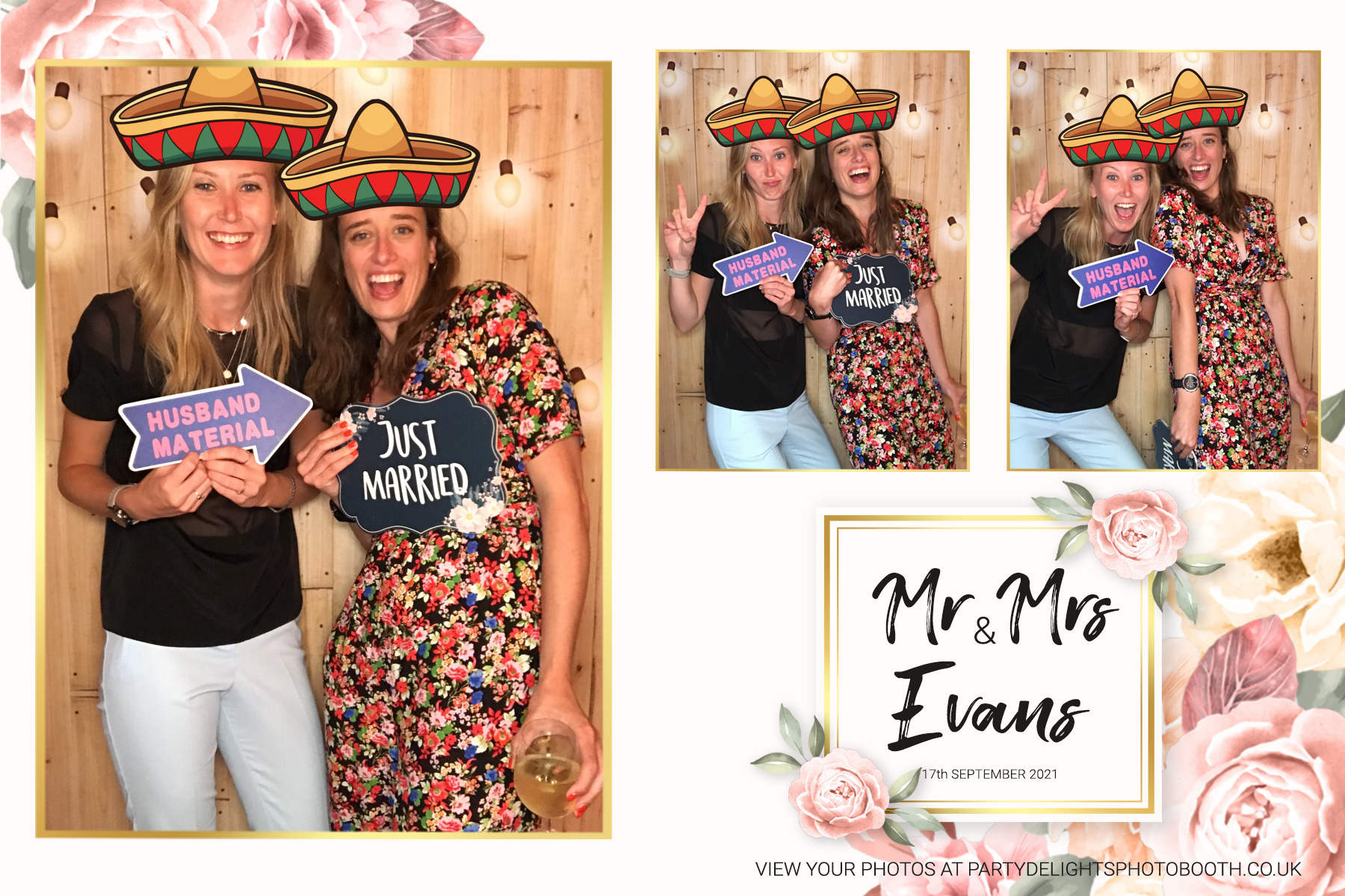 Cloe & Jordan's Wedding | View more photos from the event at gallery.partydelightsphotobooth.co.uk/u/PartyDelightsPhotoBooth/Cloe-Jordans-Wedding