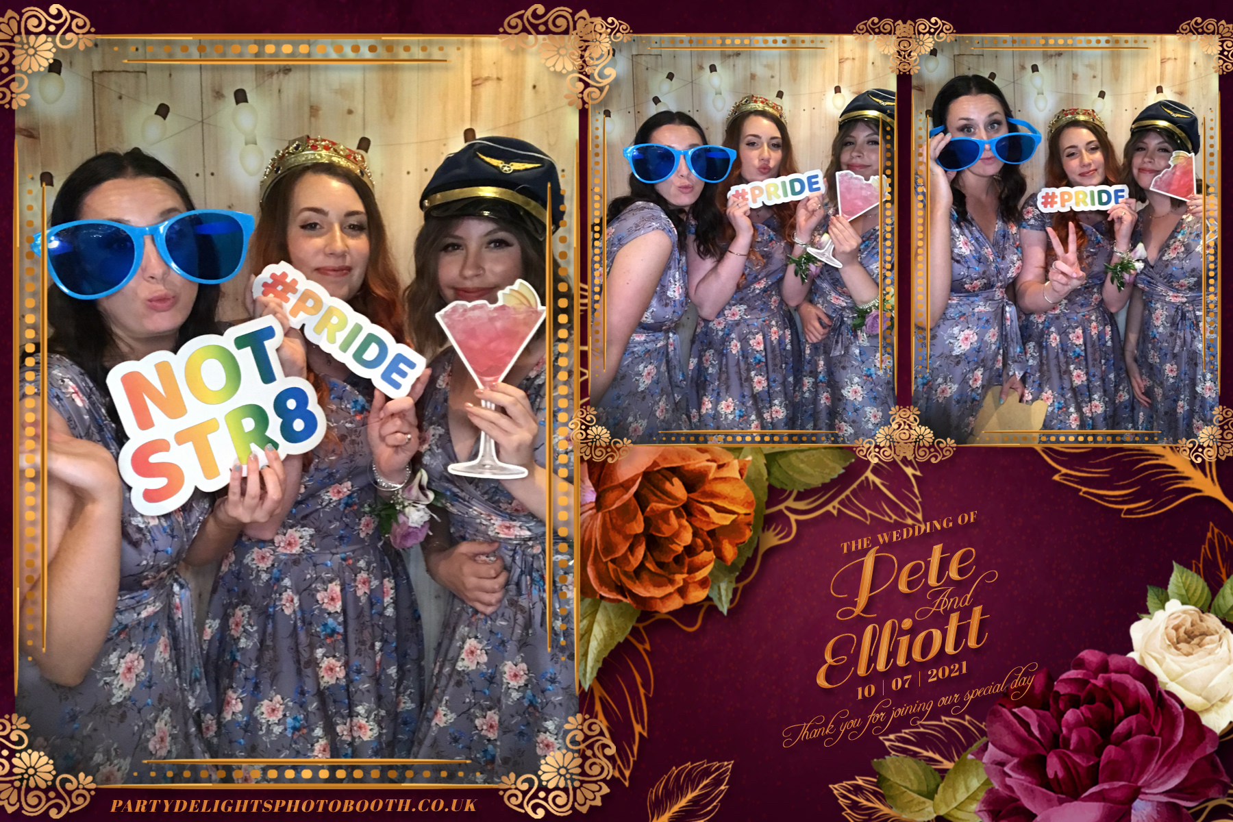 Elliott & Pete’s Wedding | View more photos from the event at gallery.partydelightsphotobooth.co.uk/u/PartyDelightsPhotoBooth/Elliott-Pete’s-Wedding