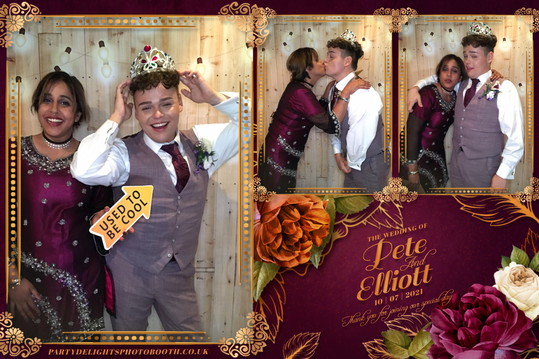 Elliott & Pete’s Wedding | View more photos from the event at gallery.partydelightsphotobooth.co.uk/u/PartyDelightsPhotoBooth/Elliott-Pete’s-Wedding