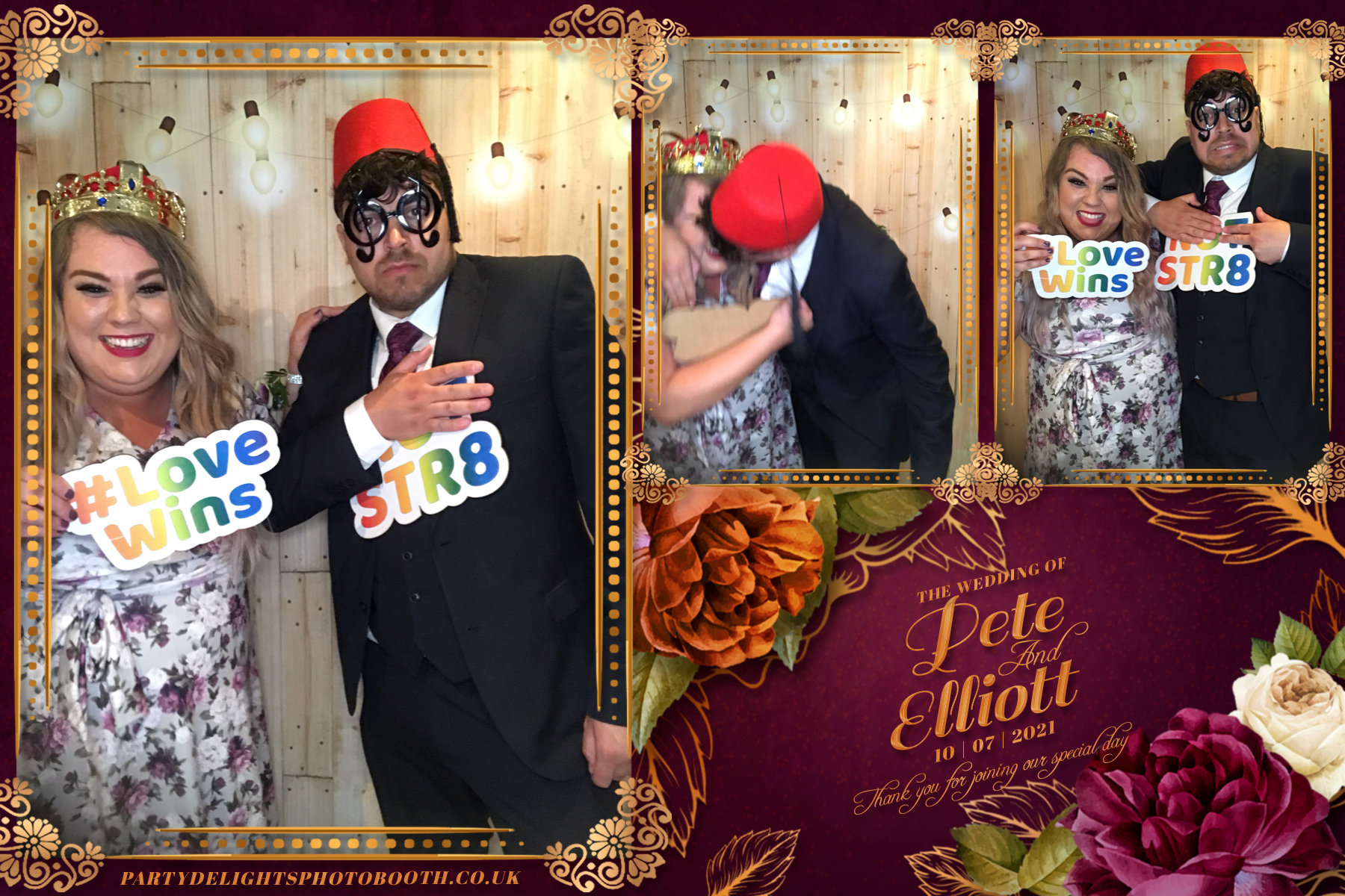 Elliott & Pete’s Wedding | View more photos from the event at gallery.partydelightsphotobooth.co.uk/u/PartyDelightsPhotoBooth/Elliott-Pete’s-Wedding