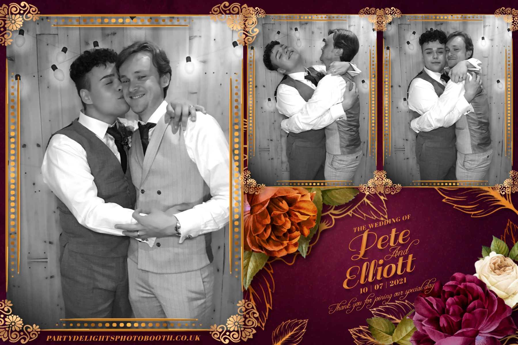 Elliott & Pete’s Wedding | View more photos from the event at gallery.partydelightsphotobooth.co.uk/u/PartyDelightsPhotoBooth/Elliott-Pete’s-Wedding