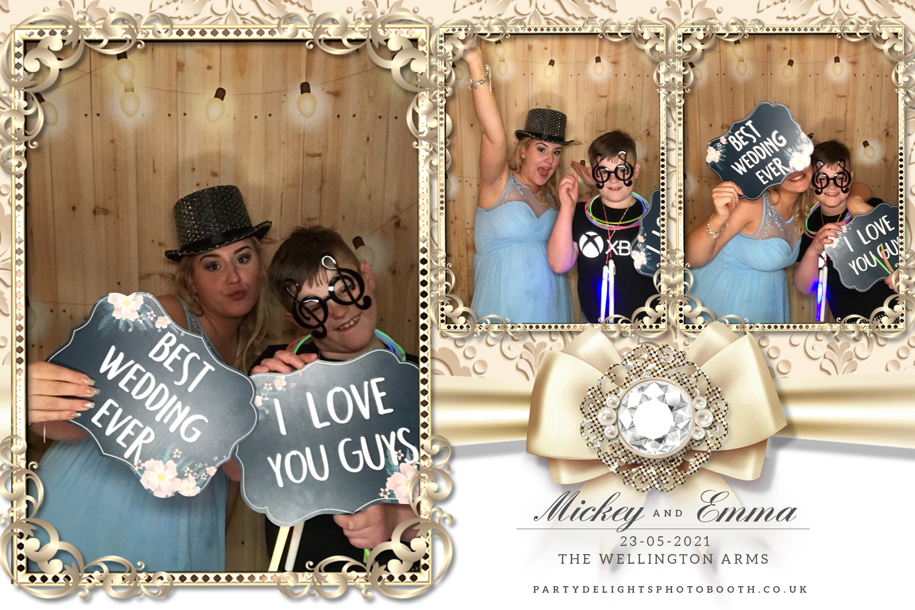 Emma's Wedding Day | View more photos from the event at gallery.partydelightsphotobooth.co.uk/u/PartyDelightsPhotoBooth/Emmas-Wedding-Day