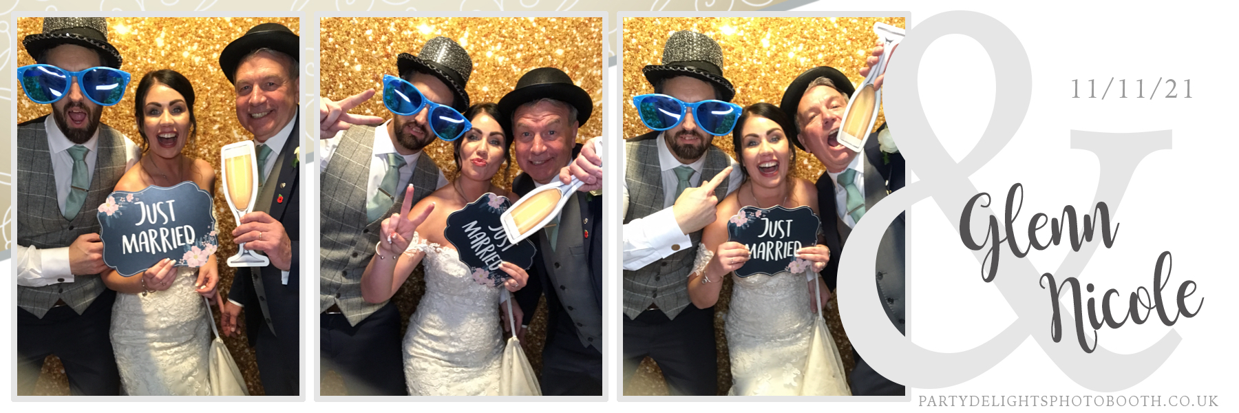 Glenn and Nicole’s Wedding | View more photos from the event at gallery.partydelightsphotobooth.co.uk/u/PartyDelightsPhotoBooth/Glenn-and-Nicole’s-Wedding