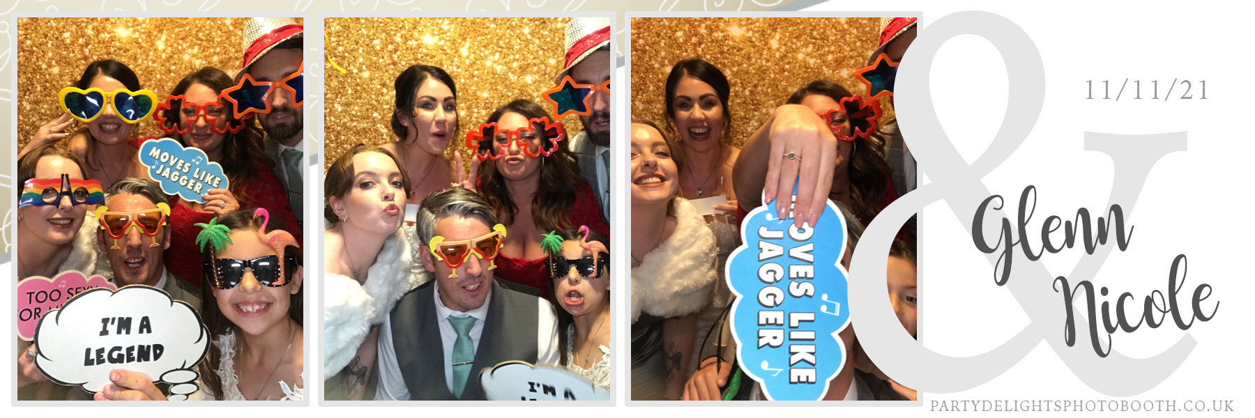 Glenn and Nicole’s Wedding | View more photos from the event at gallery.partydelightsphotobooth.co.uk/u/PartyDelightsPhotoBooth/Glenn-and-Nicole’s-Wedding