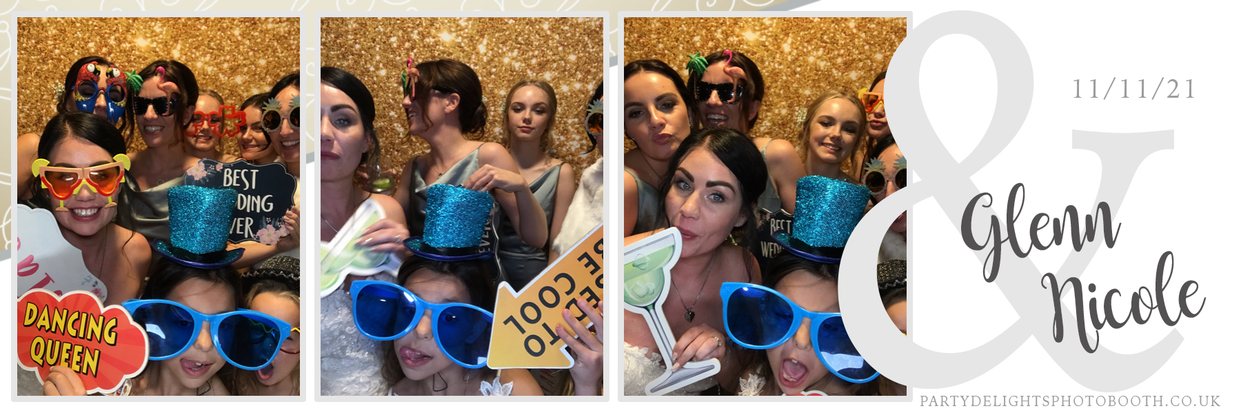 Glenn and Nicole’s Wedding | View more photos from the event at gallery.partydelightsphotobooth.co.uk/u/PartyDelightsPhotoBooth/Glenn-and-Nicole’s-Wedding
