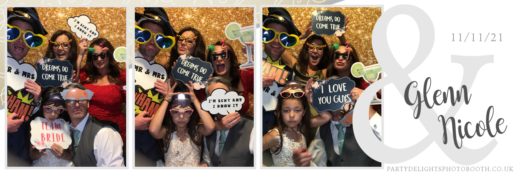 Glenn and Nicole’s Wedding | View more photos from the event at gallery.partydelightsphotobooth.co.uk/u/PartyDelightsPhotoBooth/Glenn-and-Nicole’s-Wedding