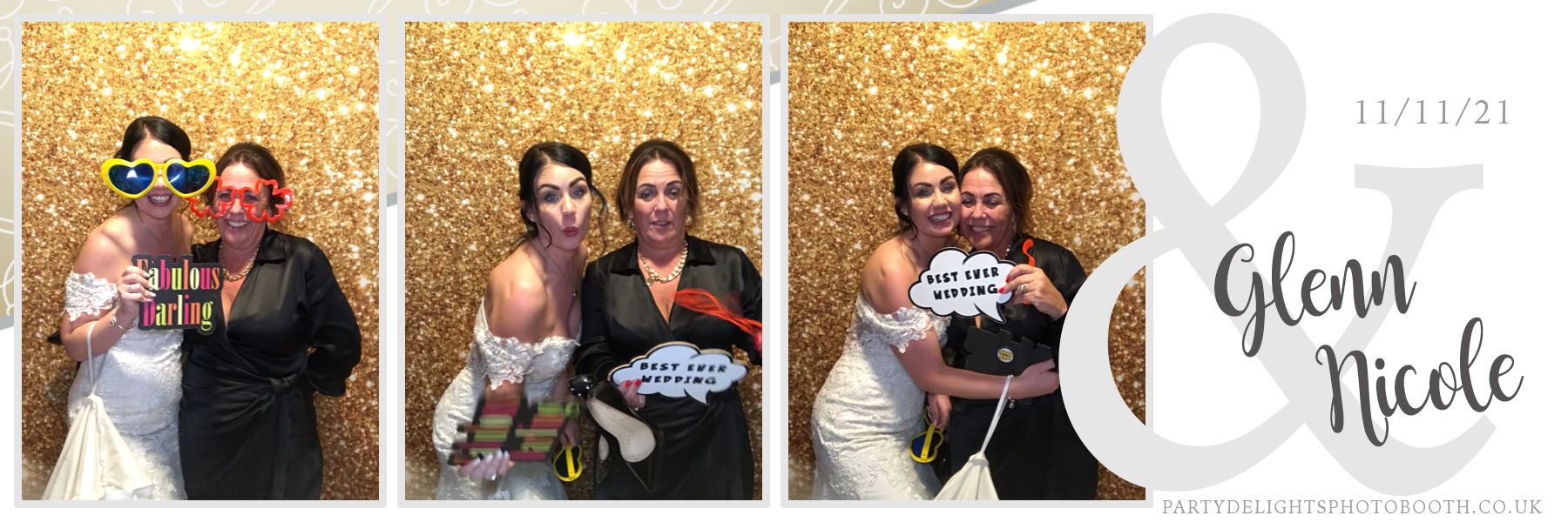 Glenn and Nicole’s Wedding | View more photos from the event at gallery.partydelightsphotobooth.co.uk/u/PartyDelightsPhotoBooth/Glenn-and-Nicole’s-Wedding
