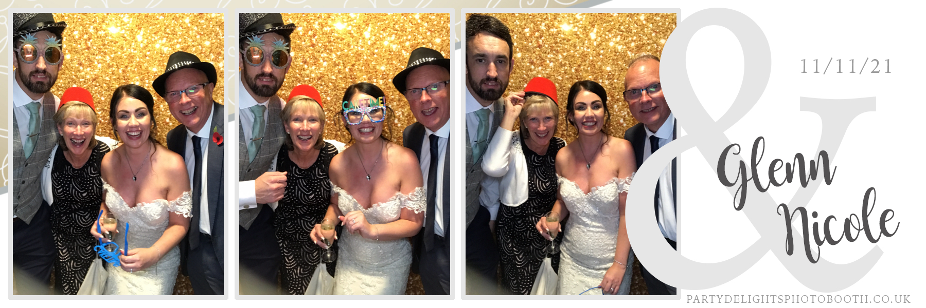 Glenn and Nicole’s Wedding | View more photos from the event at gallery.partydelightsphotobooth.co.uk/u/PartyDelightsPhotoBooth/Glenn-and-Nicole’s-Wedding