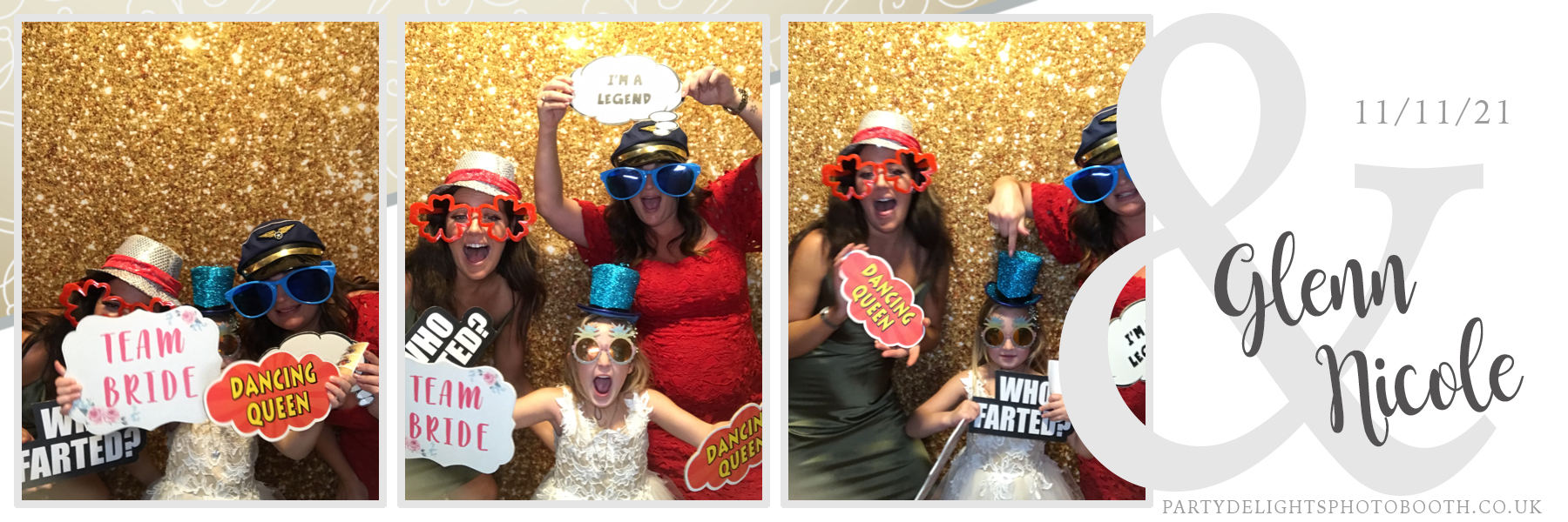 Glenn and Nicole’s Wedding | View more photos from the event at gallery.partydelightsphotobooth.co.uk/u/PartyDelightsPhotoBooth/Glenn-and-Nicole’s-Wedding