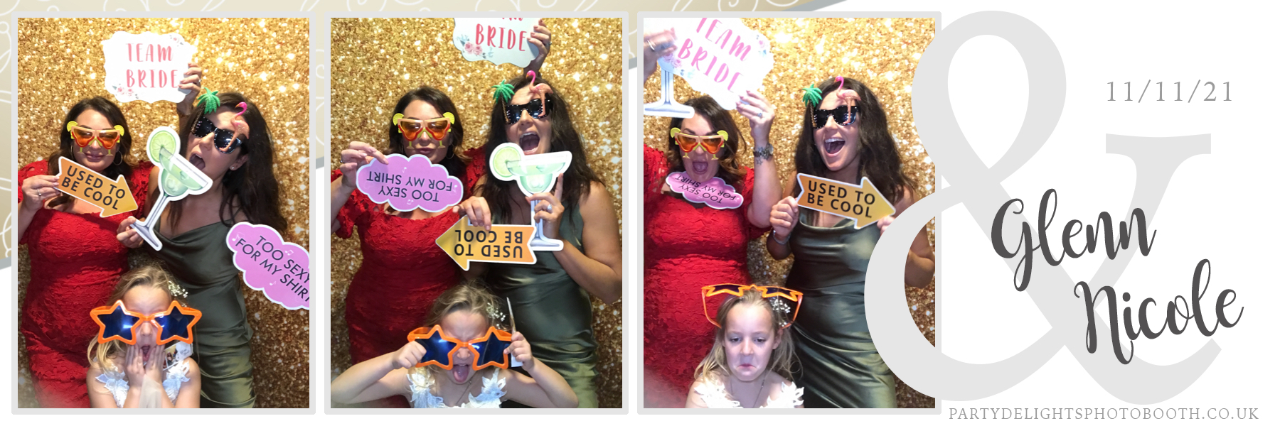 Glenn and Nicole’s Wedding | View more photos from the event at gallery.partydelightsphotobooth.co.uk/u/PartyDelightsPhotoBooth/Glenn-and-Nicole’s-Wedding