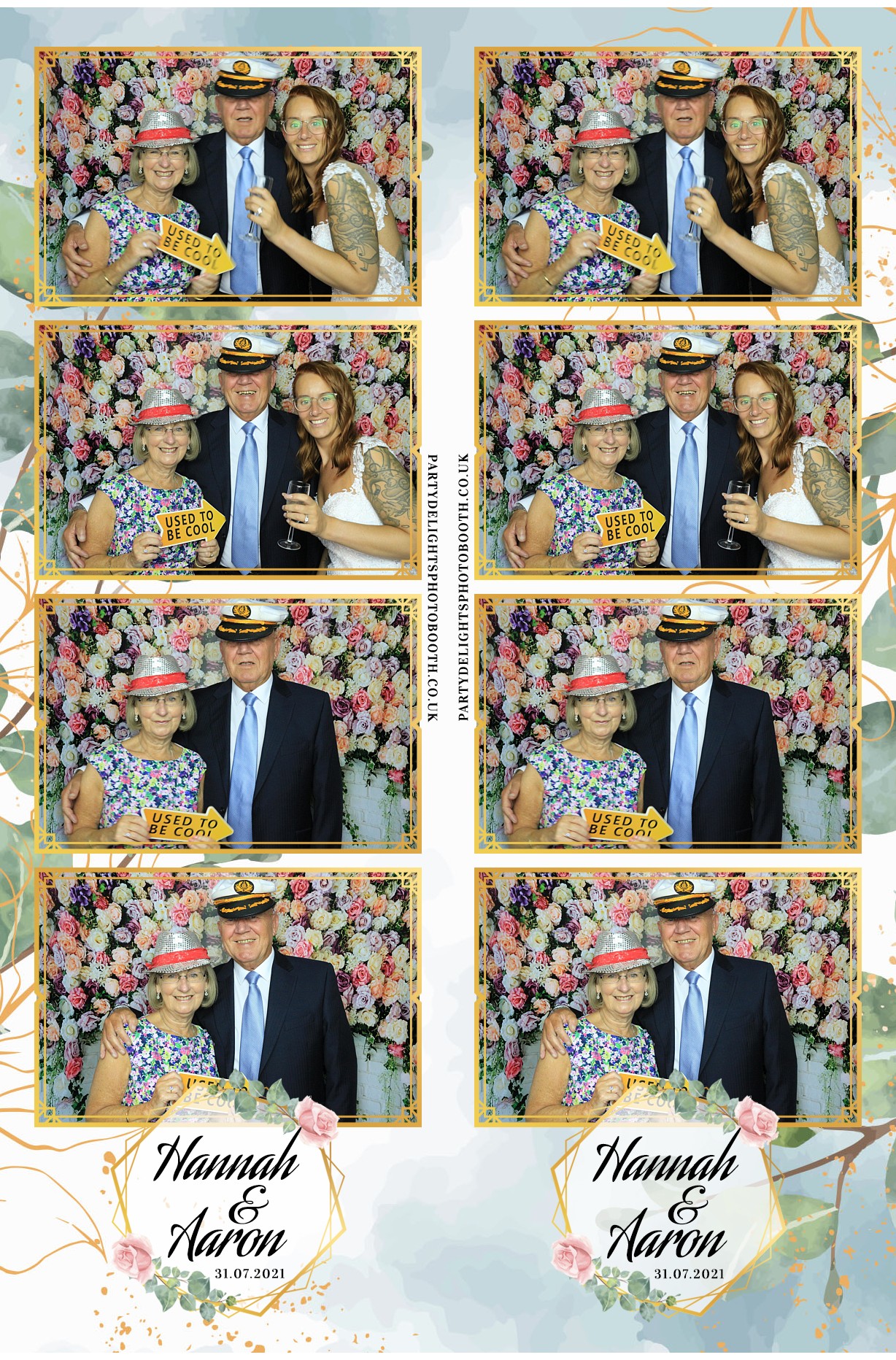 Hannah & Aaron's Wedding | View more photos from the event at gallery.partydelightsphotobooth.co.uk/u/PartyDelightsPhotoBooth/Hannah-Aarons-Wedding