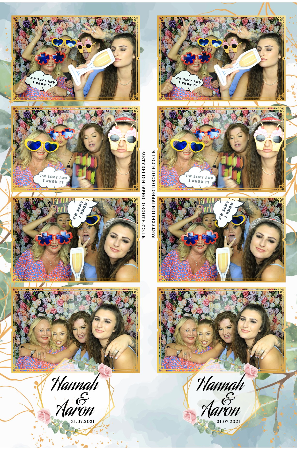 Hannah & Aaron's Wedding | View more photos from the event at gallery.partydelightsphotobooth.co.uk/u/PartyDelightsPhotoBooth/Hannah-Aarons-Wedding
