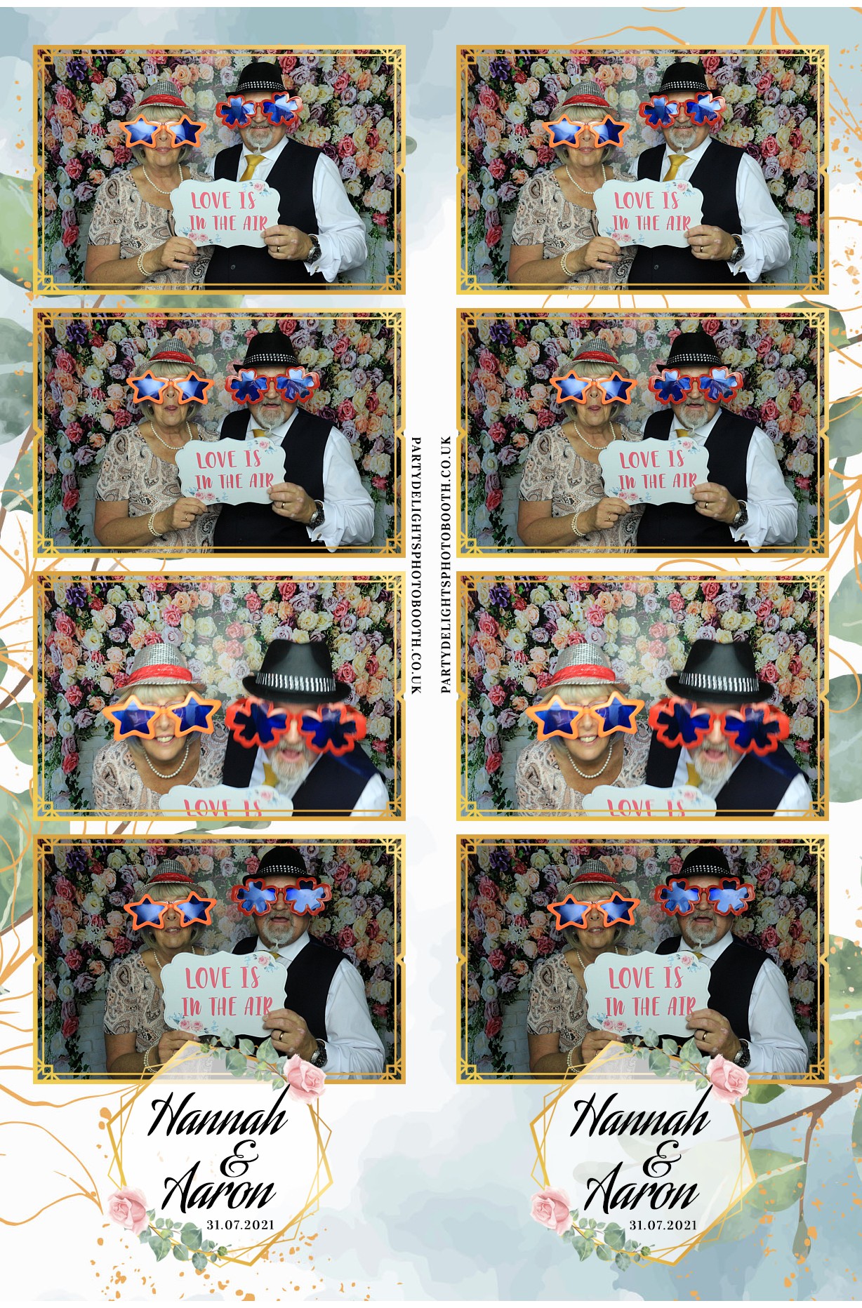 Hannah & Aaron's Wedding | View more photos from the event at gallery.partydelightsphotobooth.co.uk/u/PartyDelightsPhotoBooth/Hannah-Aarons-Wedding