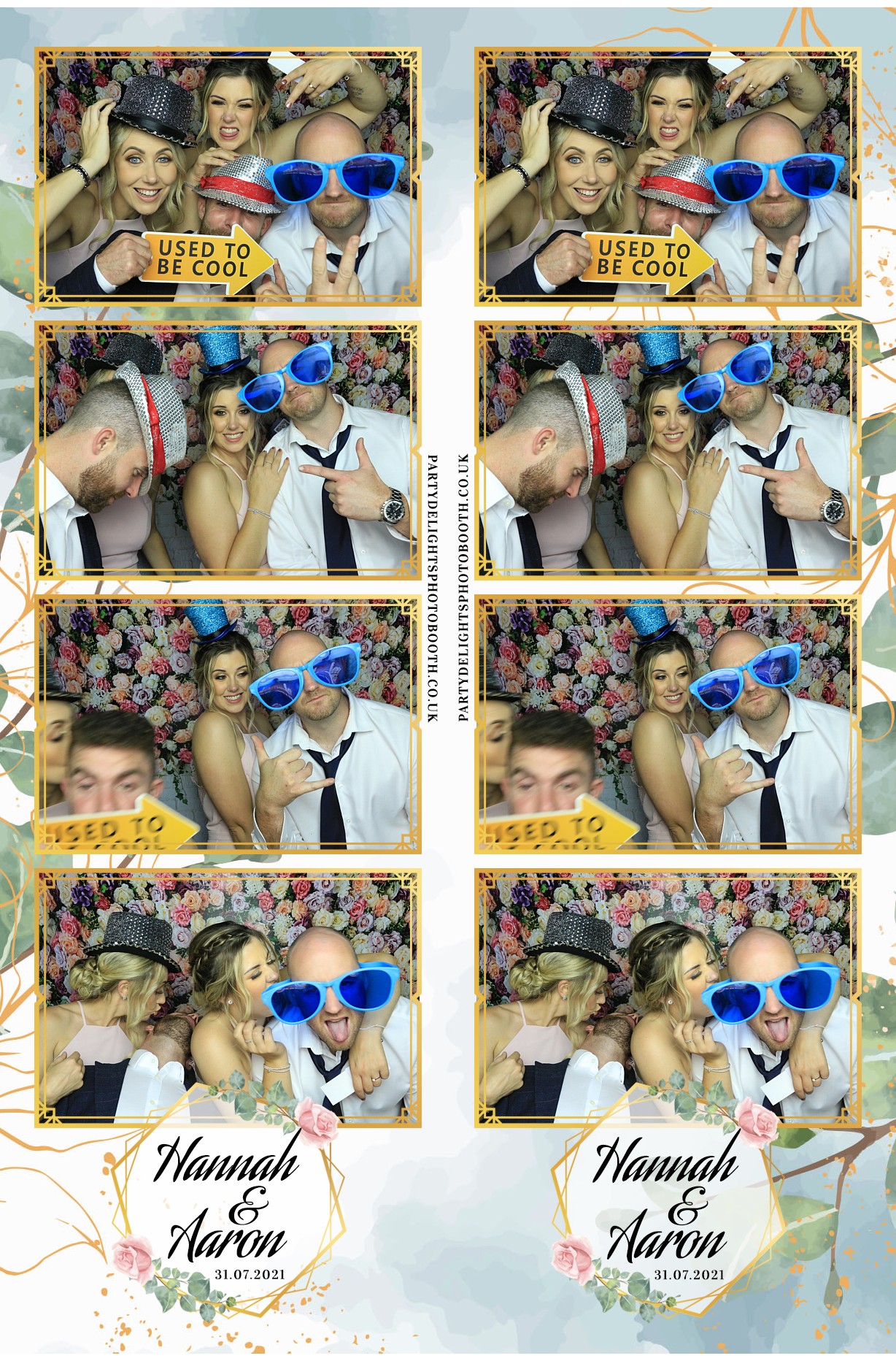 Hannah & Aaron's Wedding | View more photos from the event at gallery.partydelightsphotobooth.co.uk/u/PartyDelightsPhotoBooth/Hannah-Aarons-Wedding