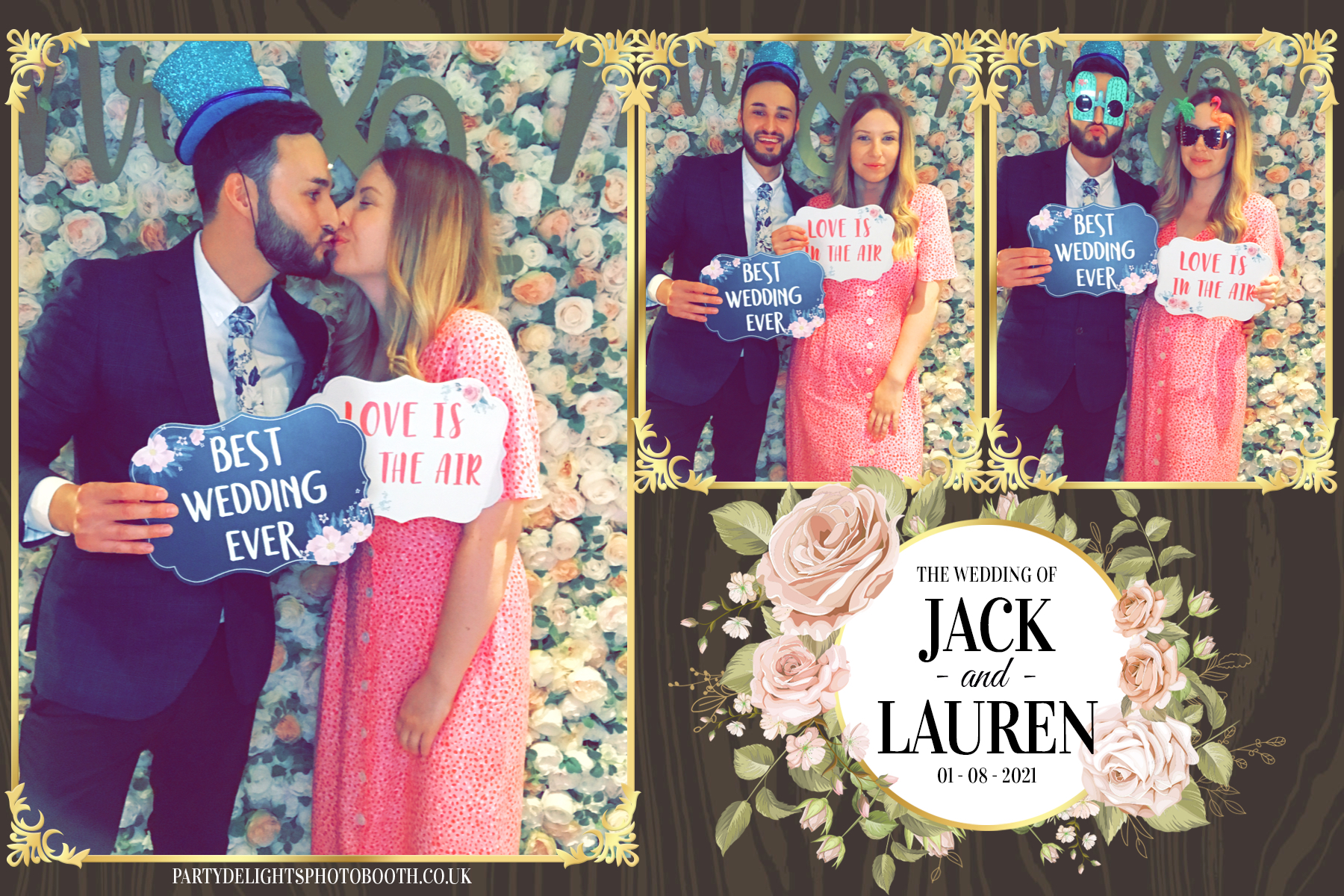 Jack & Laurens wedding | View more photos from the event at gallery.partydelightsphotobooth.co.uk/u/PartyDelightsPhotoBooth/Jack-Laurens-wedding
