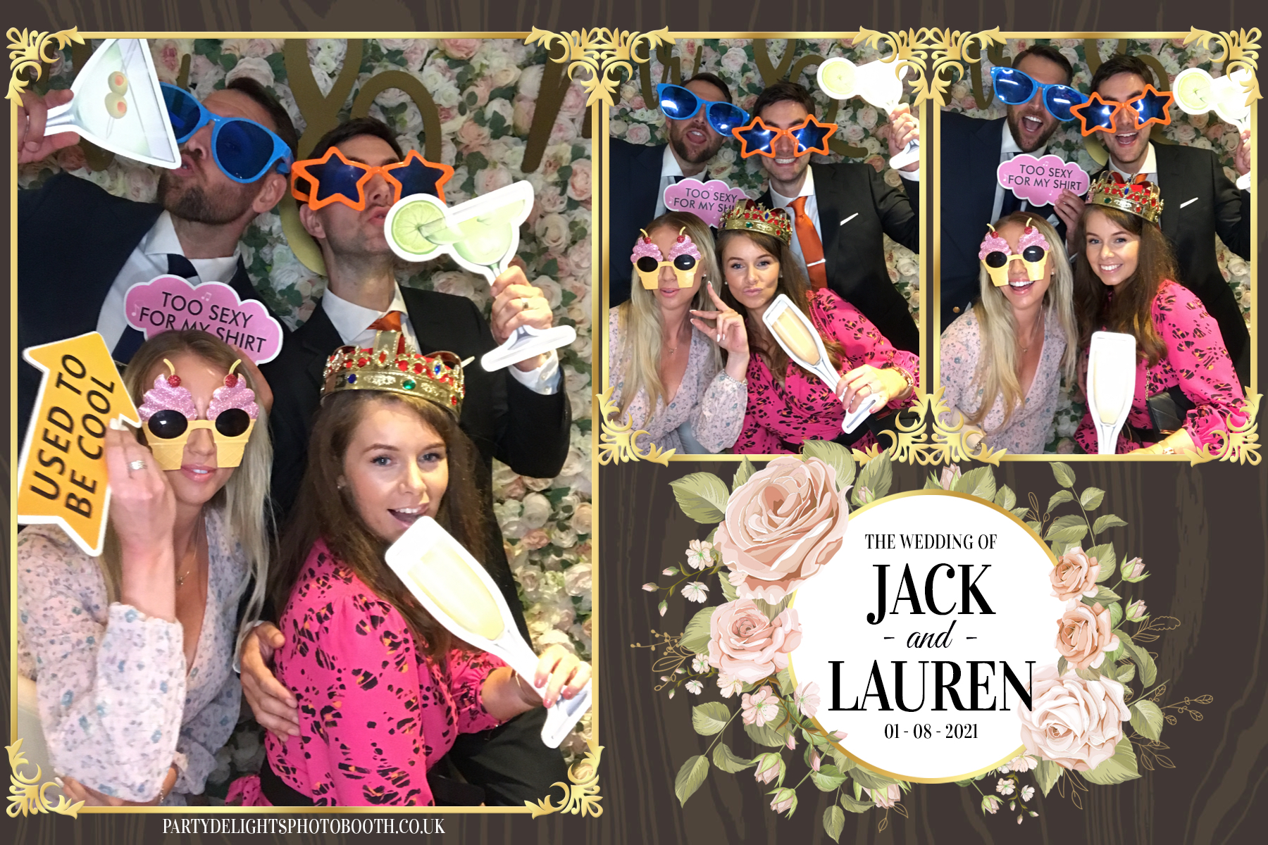 Jack & Laurens wedding | View more photos from the event at gallery.partydelightsphotobooth.co.uk/u/PartyDelightsPhotoBooth/Jack-Laurens-wedding