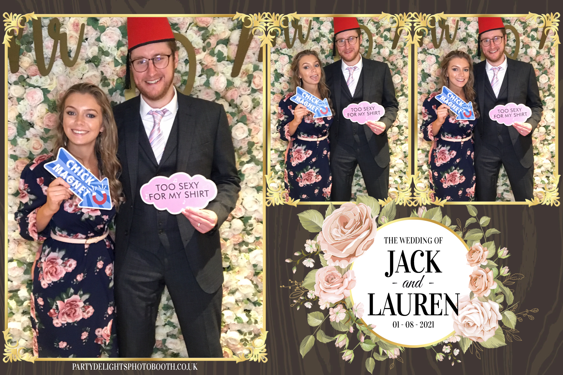 Jack & Laurens wedding | View more photos from the event at gallery.partydelightsphotobooth.co.uk/u/PartyDelightsPhotoBooth/Jack-Laurens-wedding